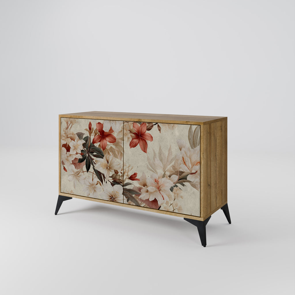 PETAL HARMONY 2-Door Sideboard in Oak Effect