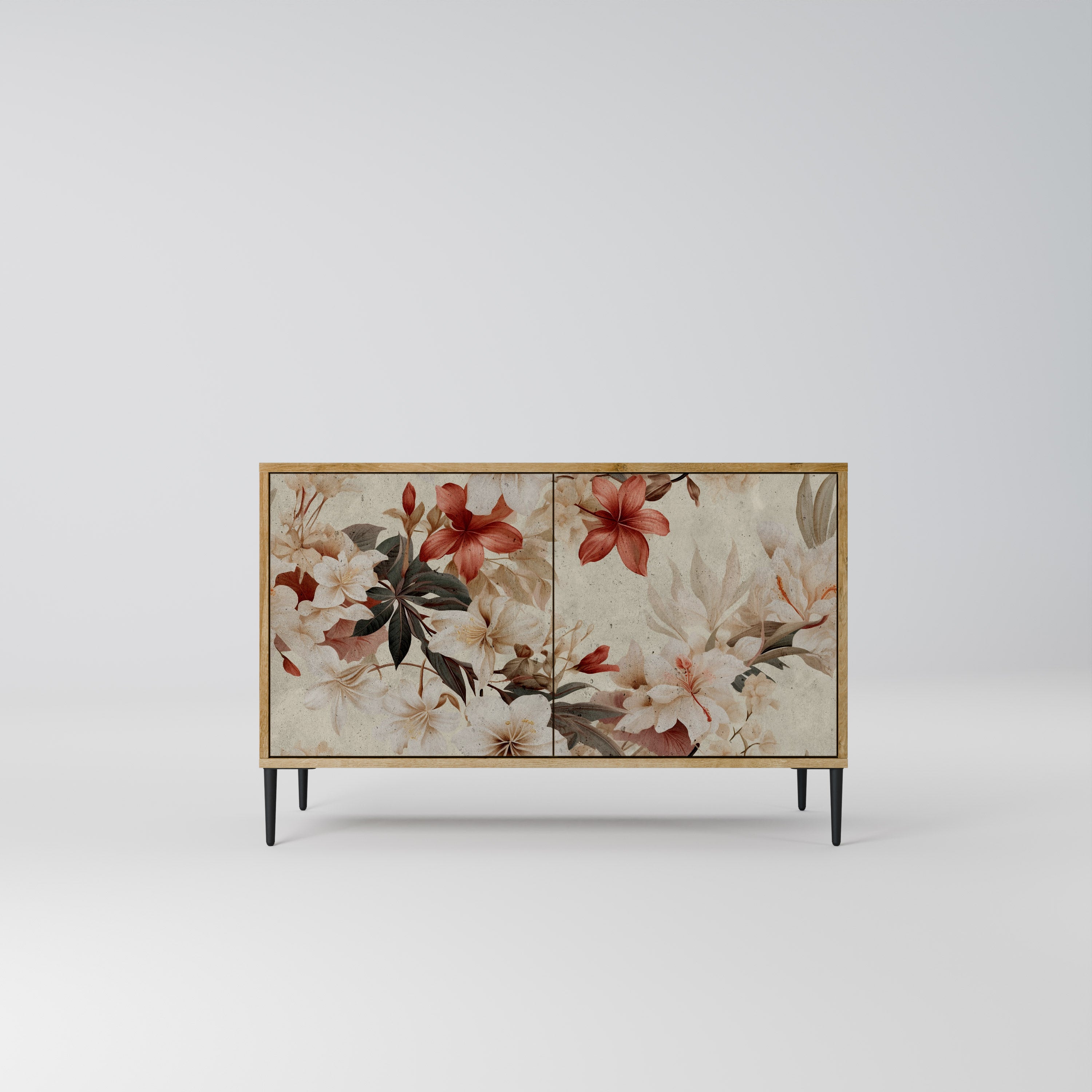 PETAL HARMONY 2-Door Sideboard in Oak Effect