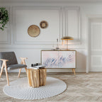 TIMELESS FLOAT Aparador de 2 Puertas en Efecto Roble