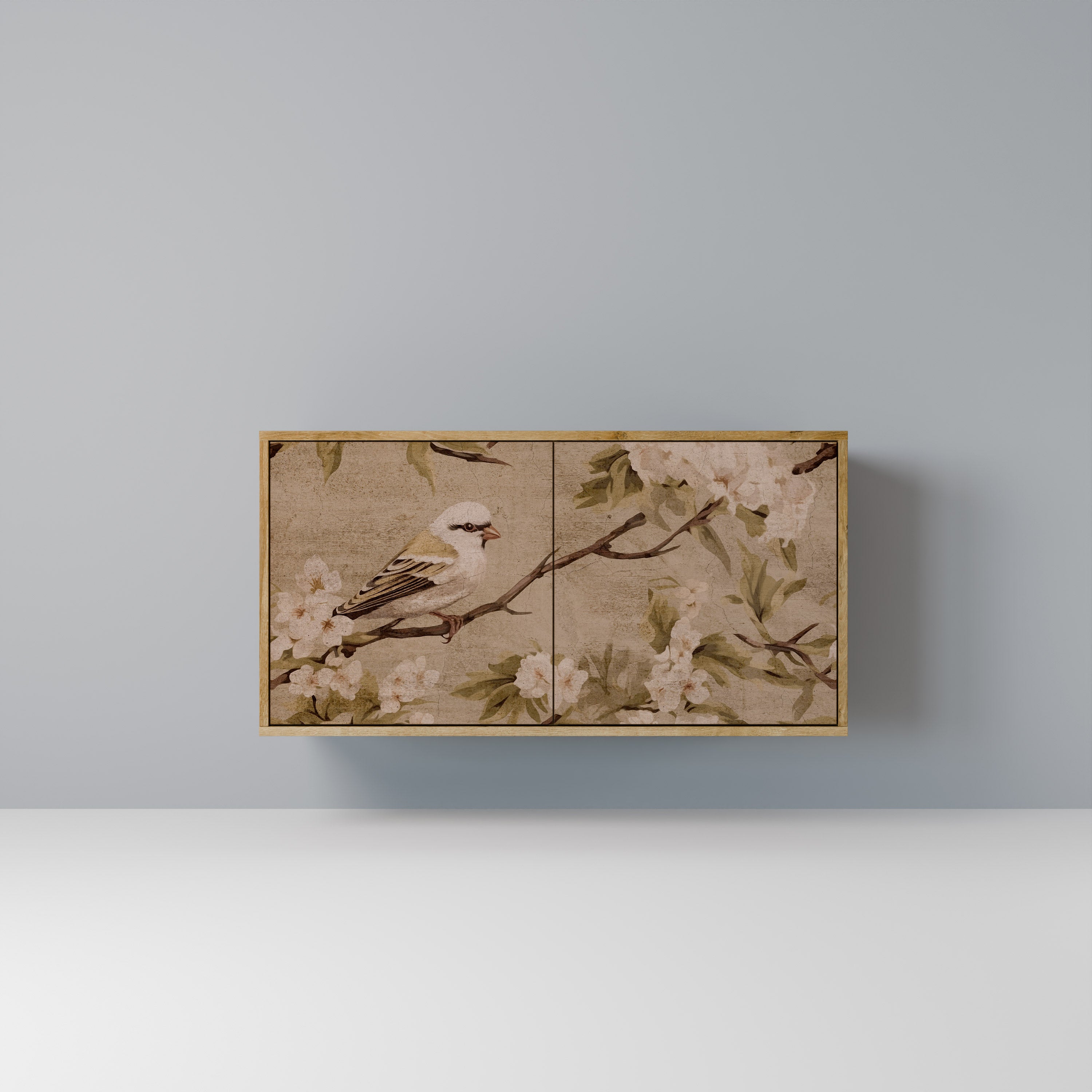 PETAL DISTINGUISH 2-Door Sideboard in Oak Effect