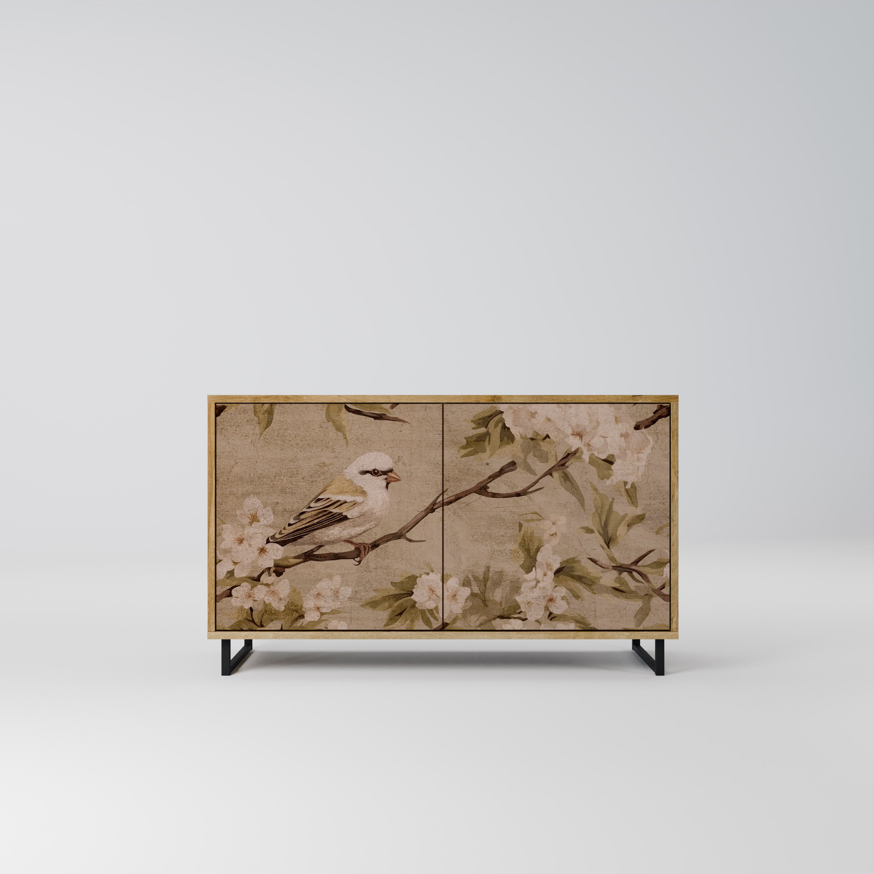 PETAL DISTINGUISH 2-Door Sideboard in Oak Effect