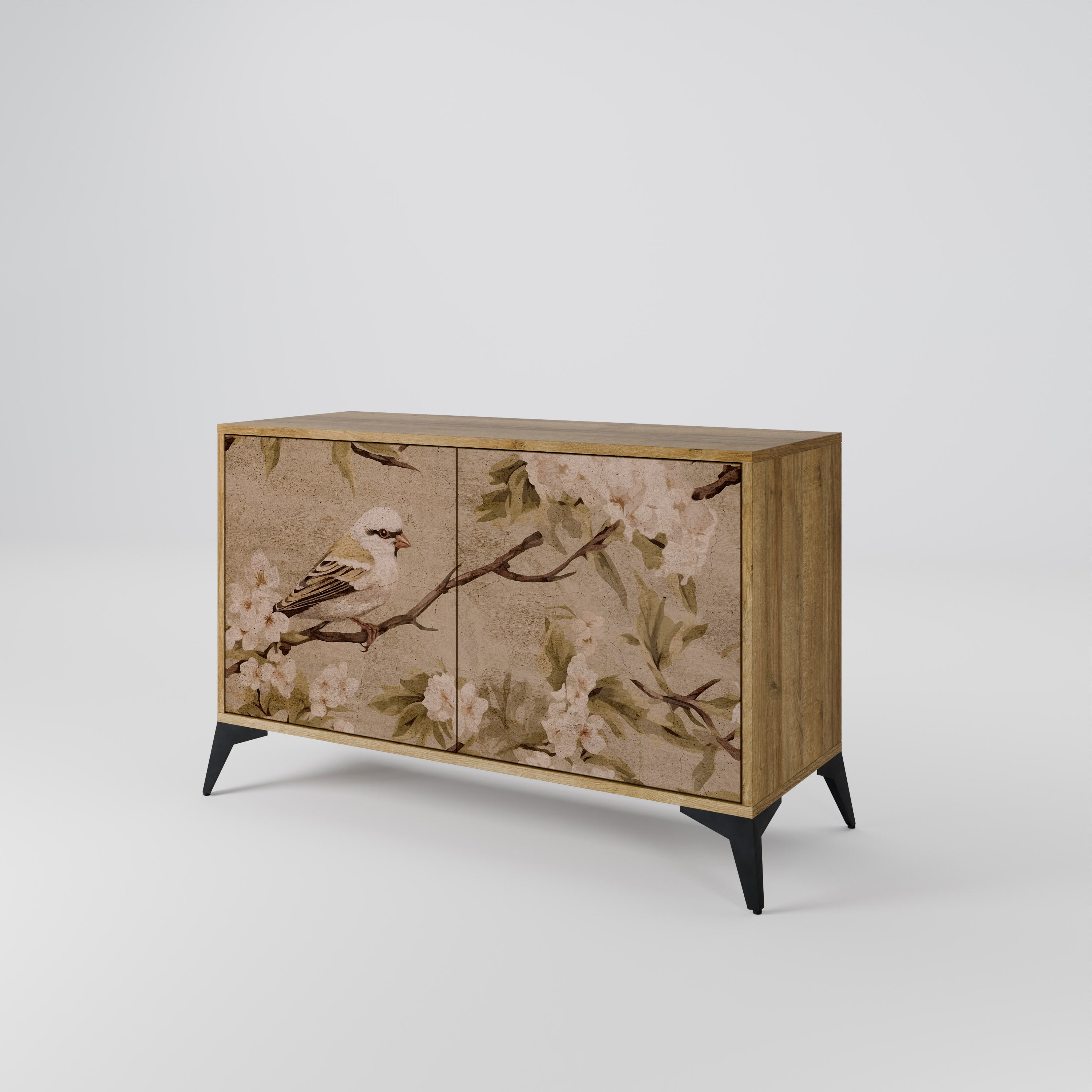 PETAL DISTINGUISH 2-Door Sideboard in Oak Effect