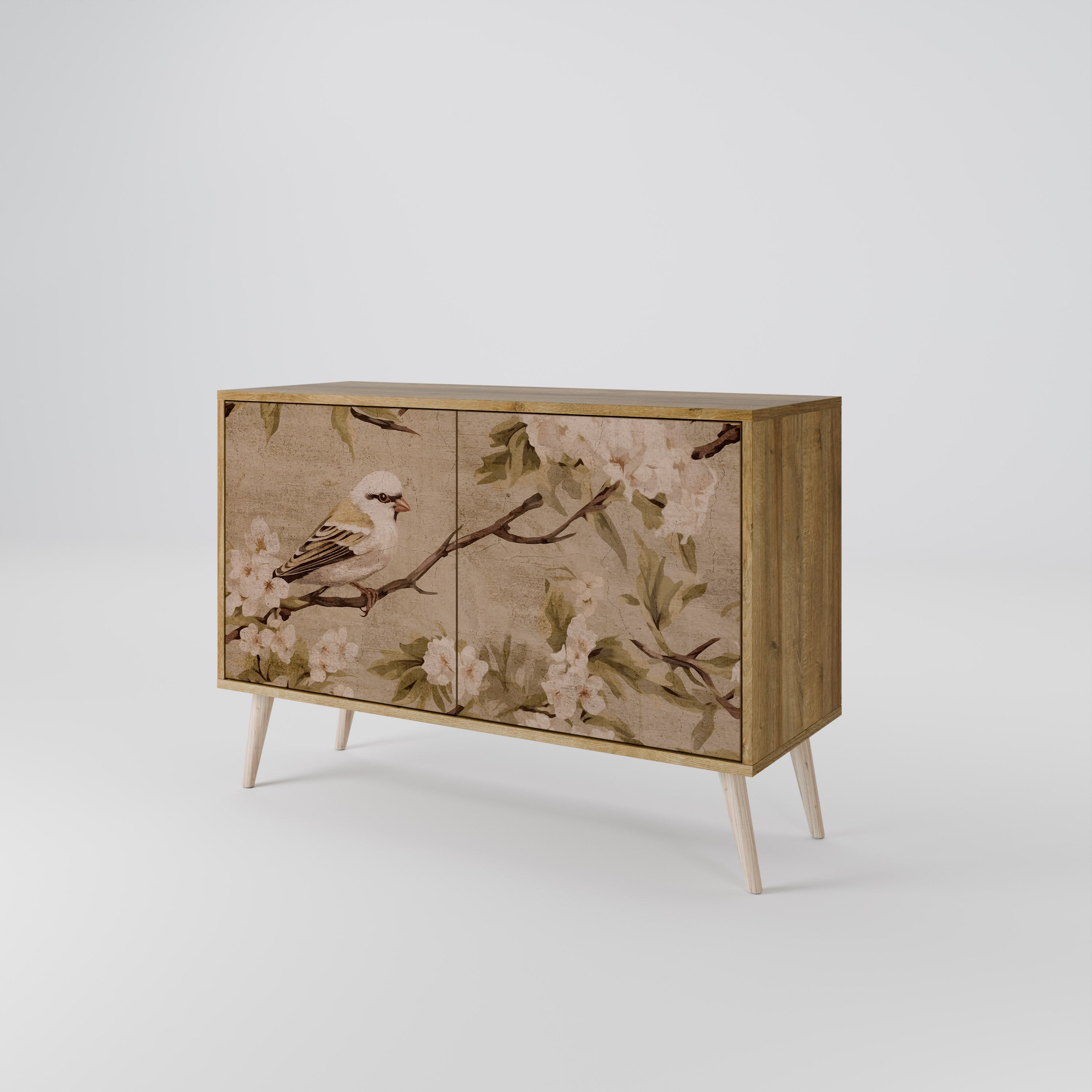 PETAL DISTINGUISH 2-Door Sideboard in Oak Effect
