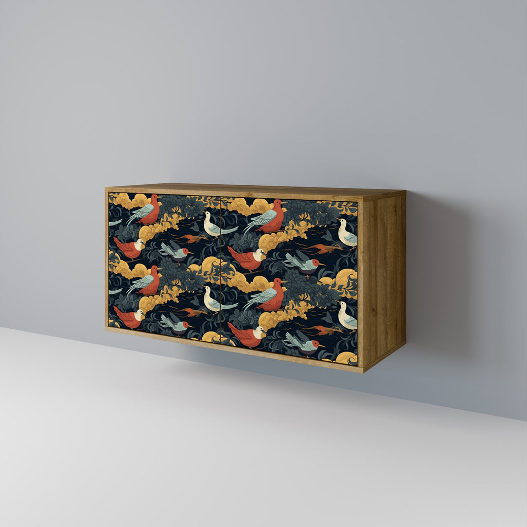 FOWLY DAZE 2-Door Sideboard in Oak Effect