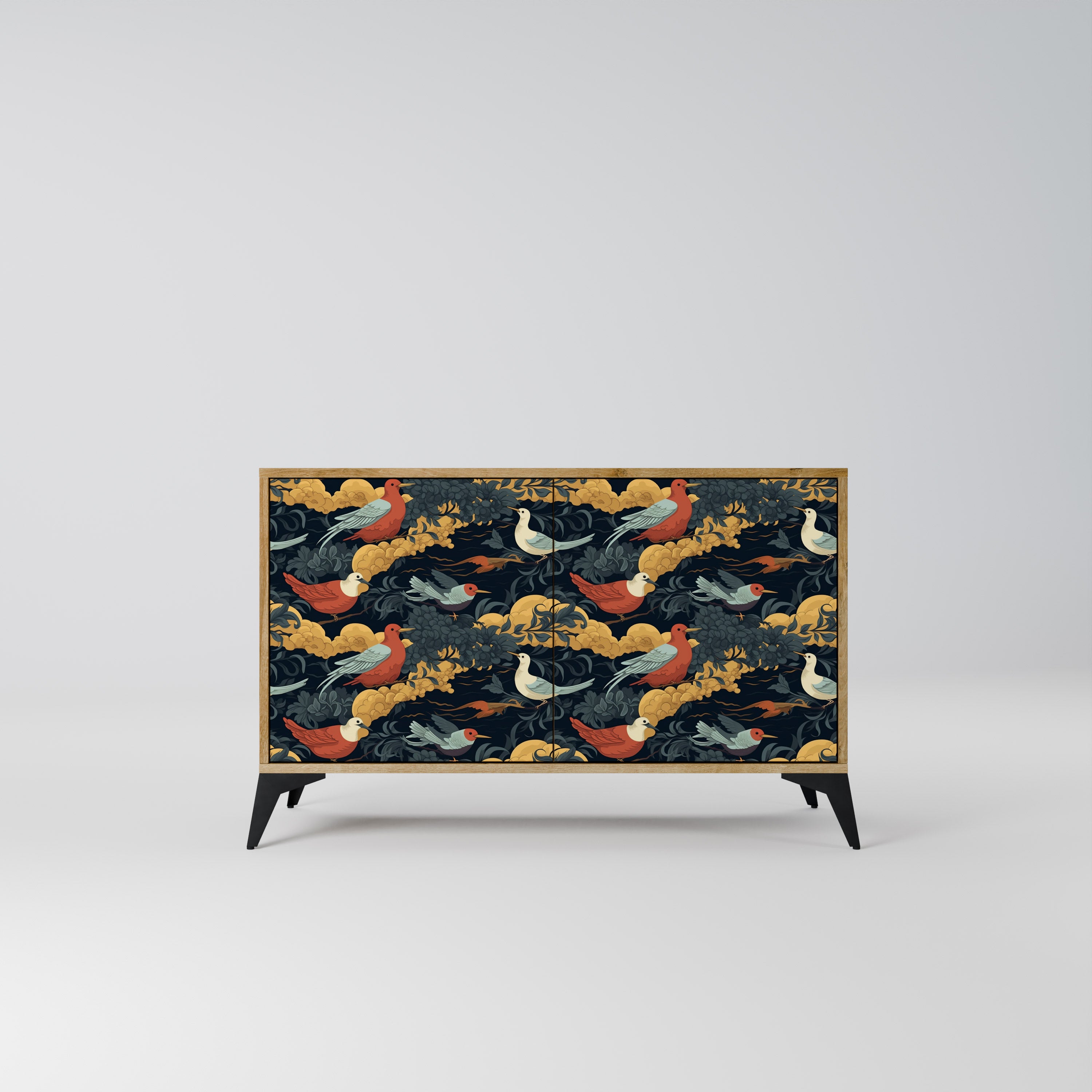 FOWLY DAZE 2-Door Sideboard in Oak Effect