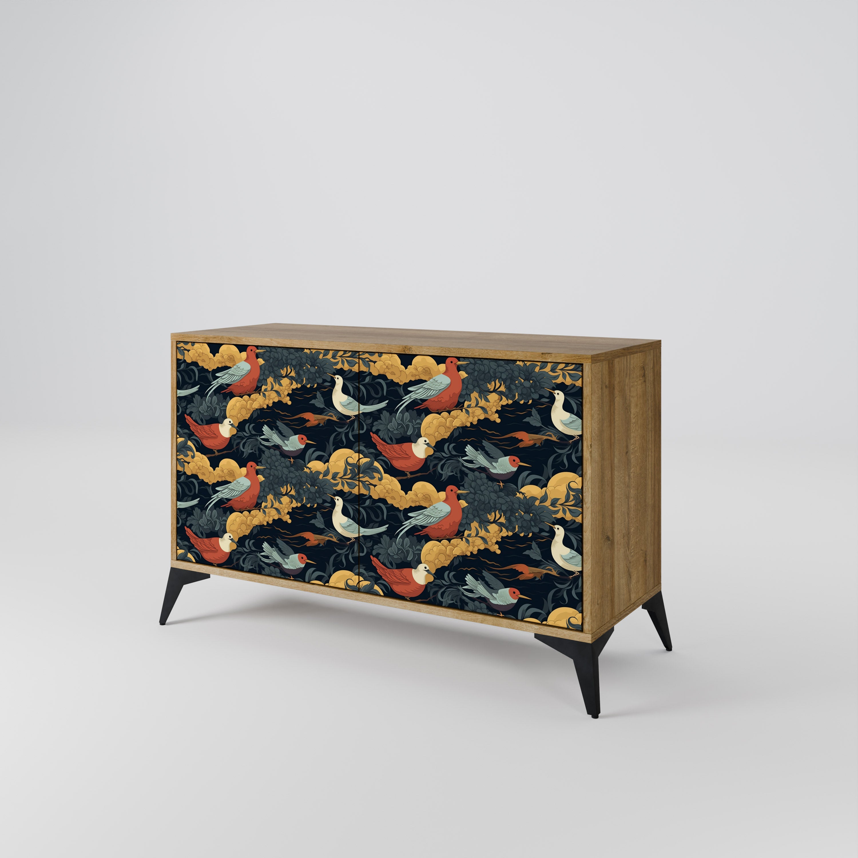 FOWLY DAZE 2-Door Sideboard in Oak Effect