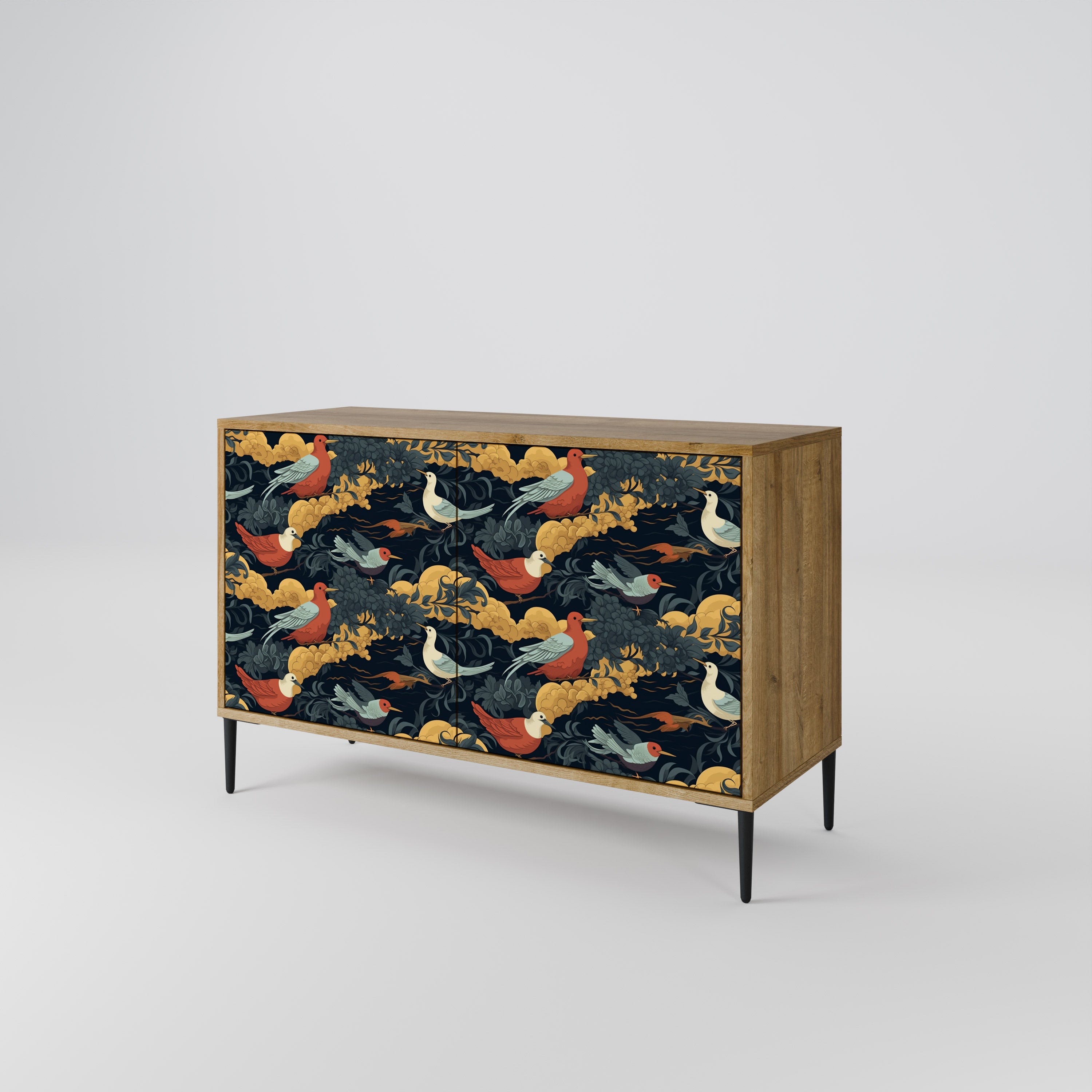 FOWLY DAZE 2-Door Sideboard in Oak Effect