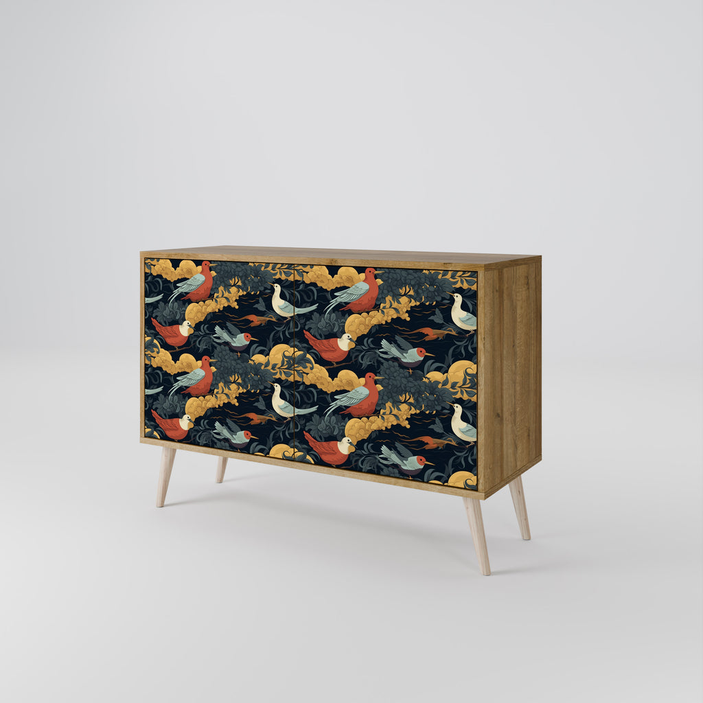 FOWLY DAZE 2-Door Sideboard in Oak Effect