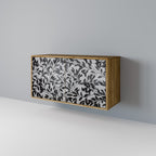 CHARCOAL SPROUT Aparador de 2 Puertas en Efecto Roble