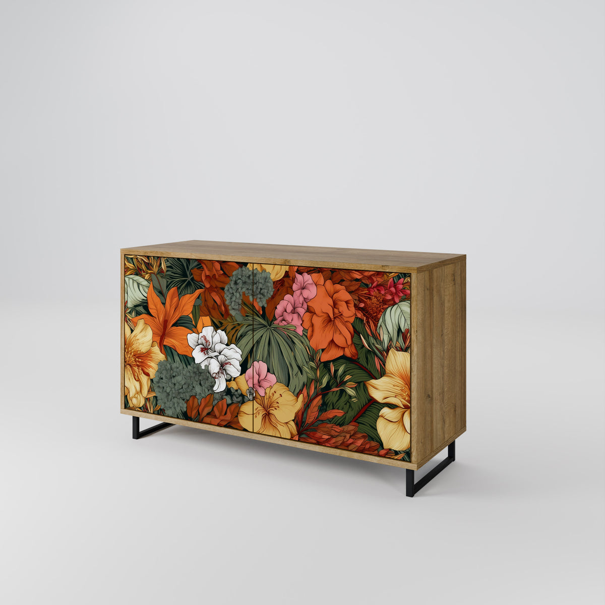 RADIANT FLORA Aparador de 2 Puertas