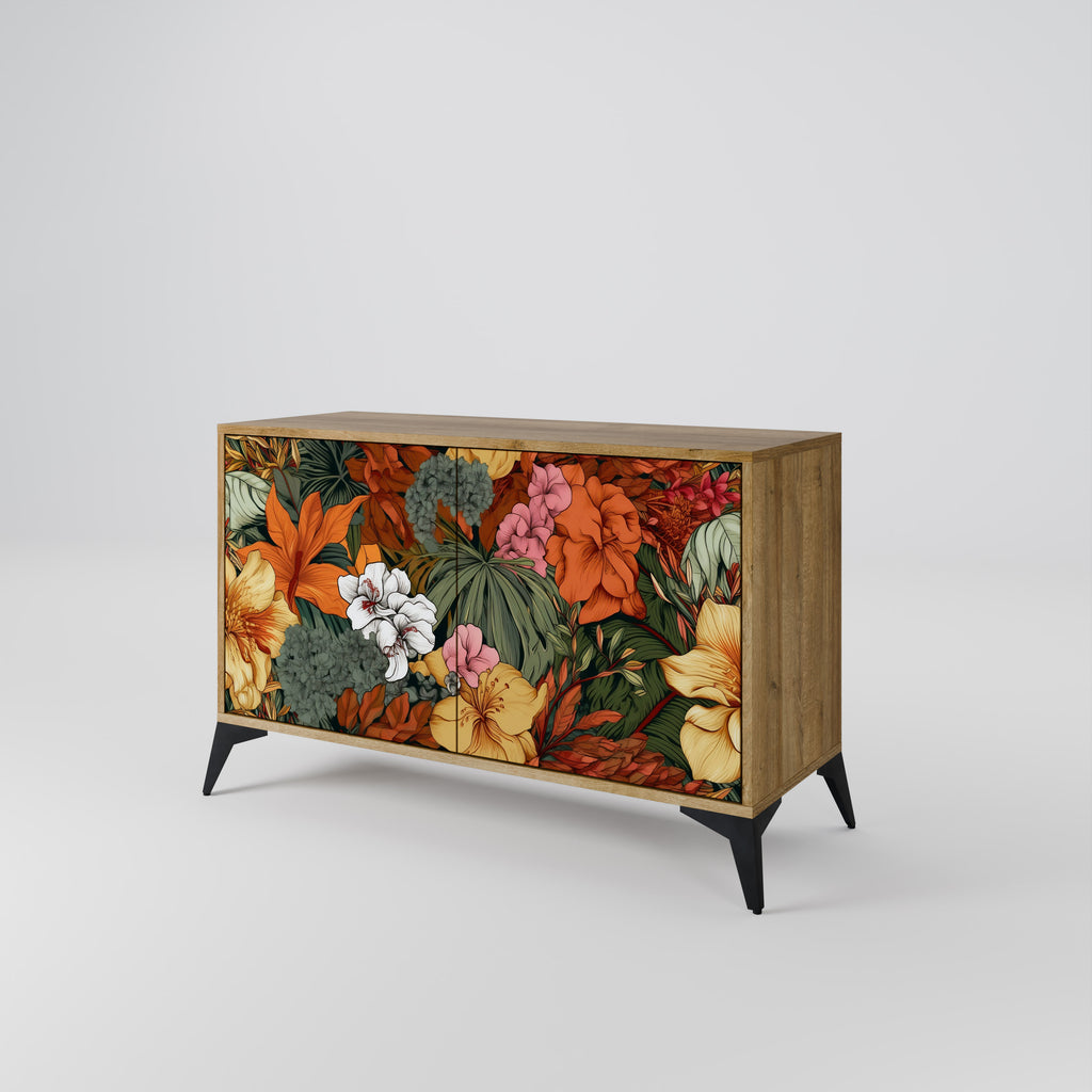 RADIANT FLORA 2-Door Sideboard in Oak Effect