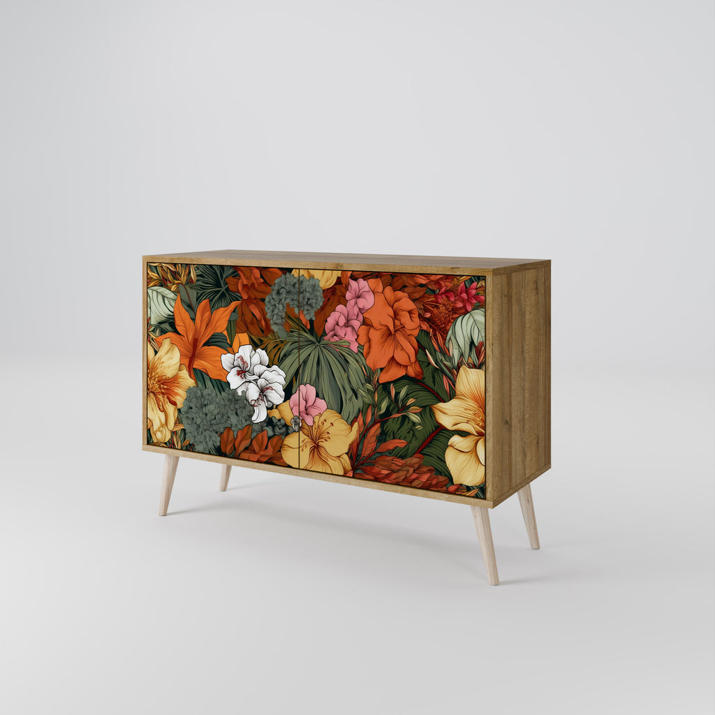 RADIANT FLORA 2-Door Sideboard in Oak Effect