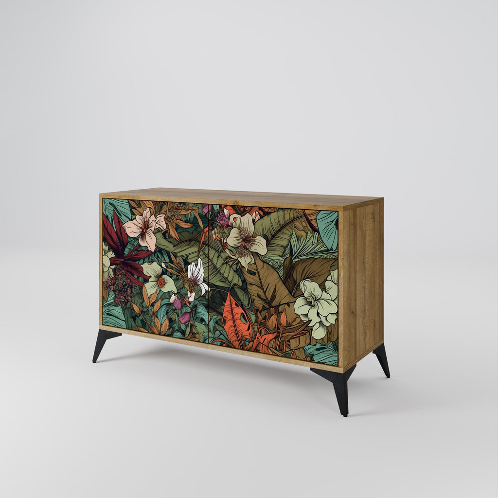 BOTANICAL EMERGENCE 2-Door Sideboard in Oak Effect