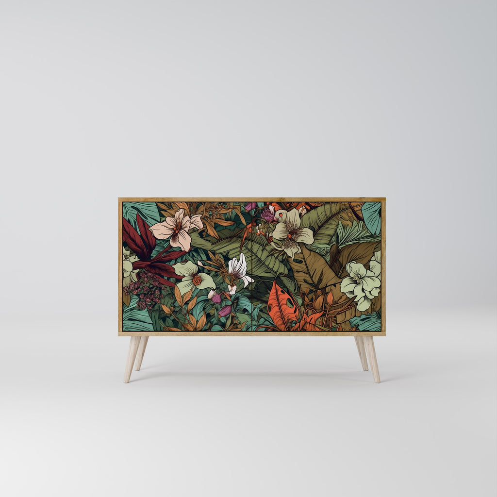BOTANICAL EMERGENCE 2-Door Sideboard in Oak Effect