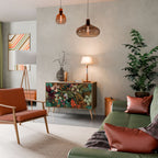 BOTANICAL EMERGENCE 2-Door Sideboard in Oak Effect