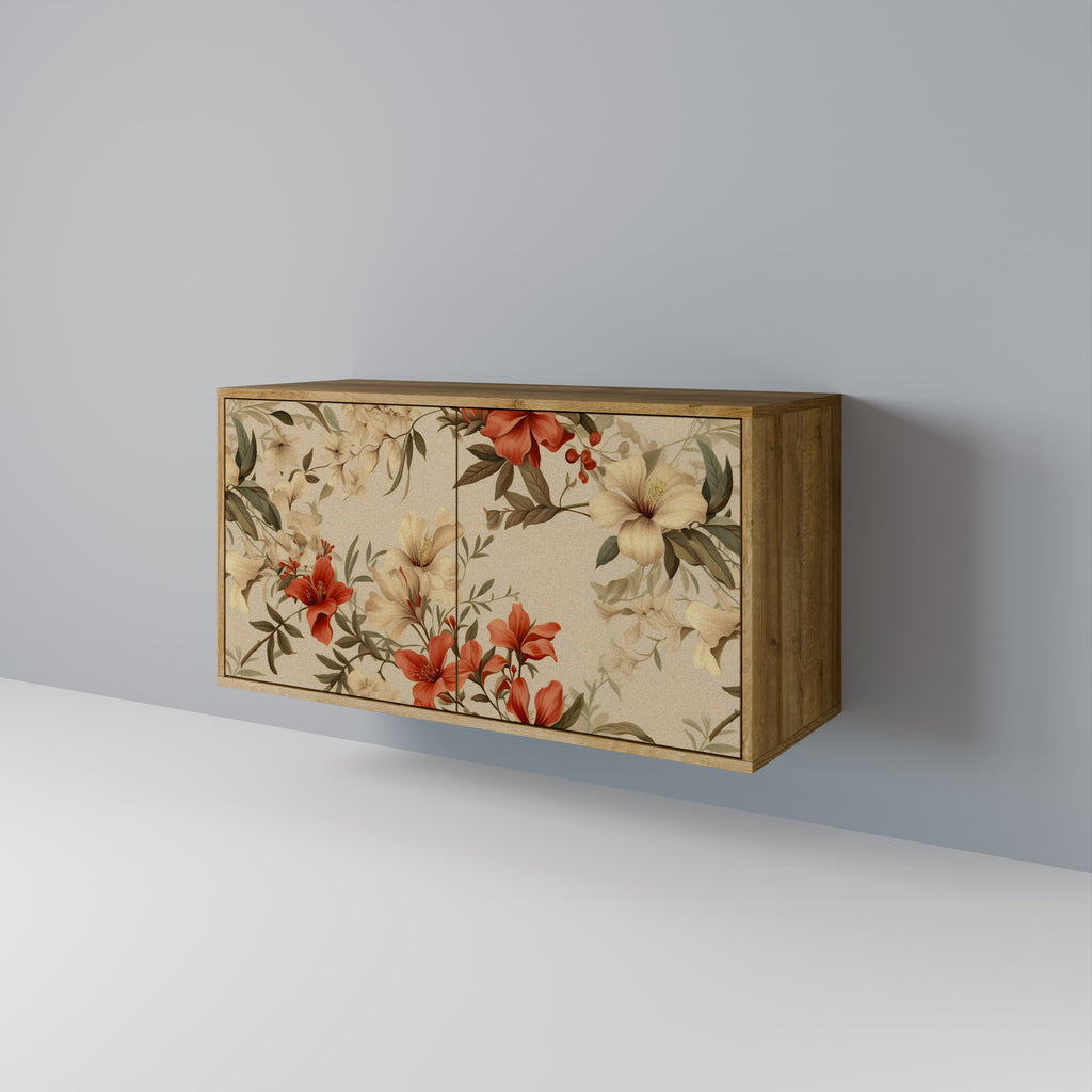 BLOOMING HARMONY 2-Door Sideboard in Oak Effect