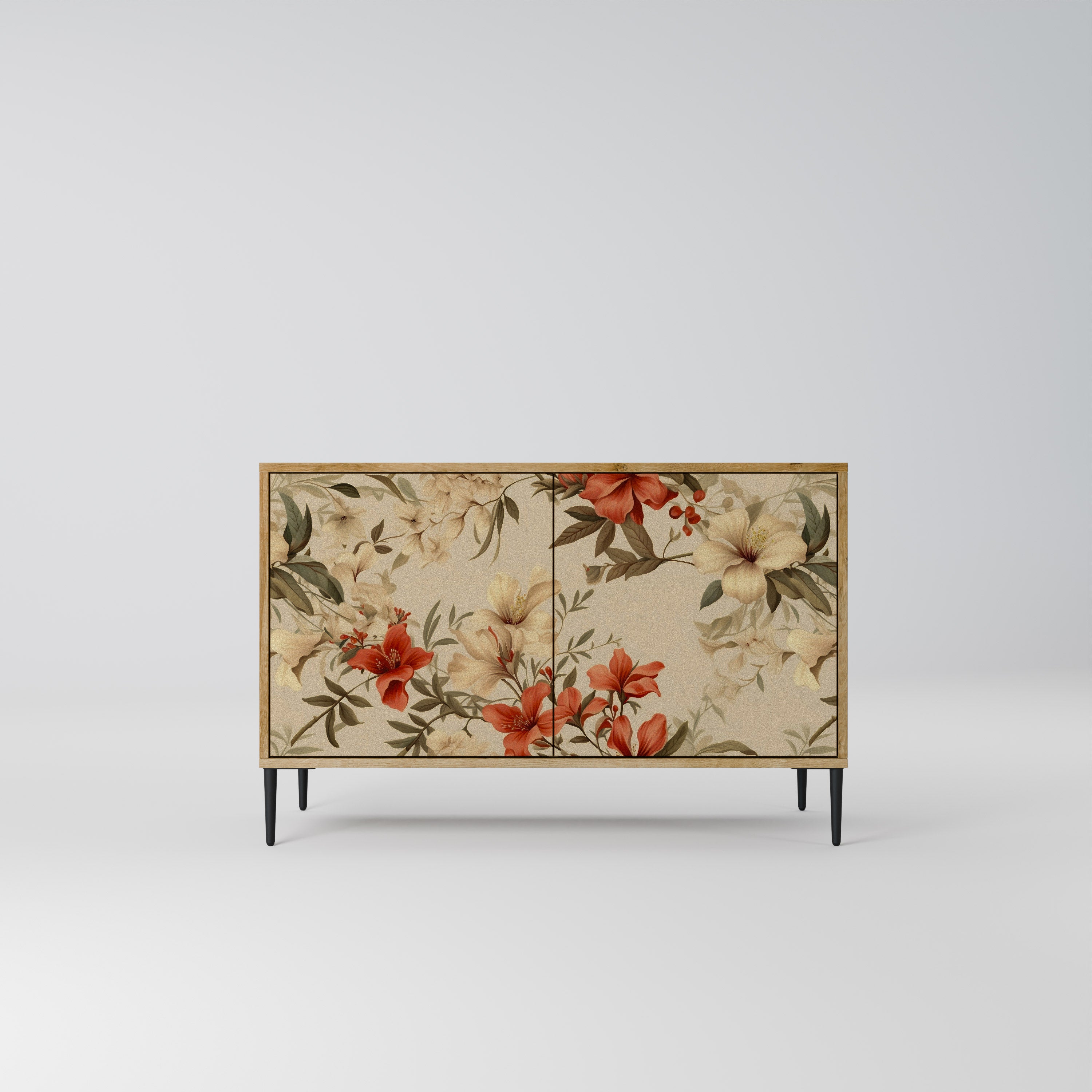 BLOOMING HARMONY 2-Door Sideboard in Oak Effect