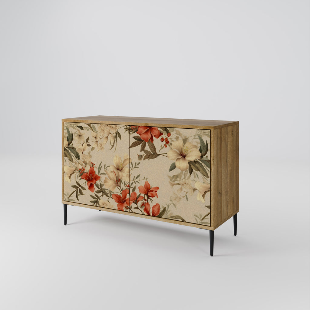 BLOOMING HARMONY 2-Door Sideboard in Oak Effect
