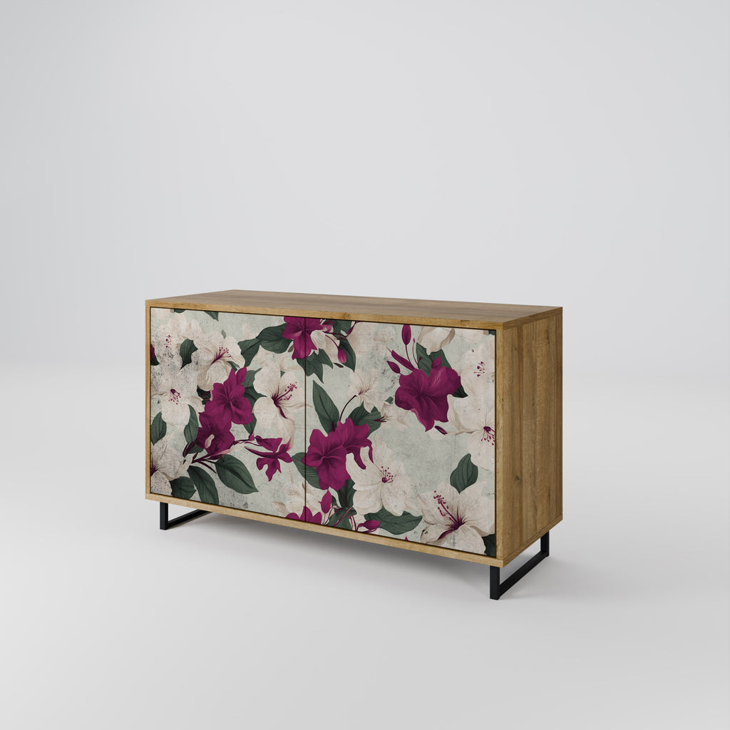 FLOWERET DREAM 2-Door Sideboard in Oak Effect