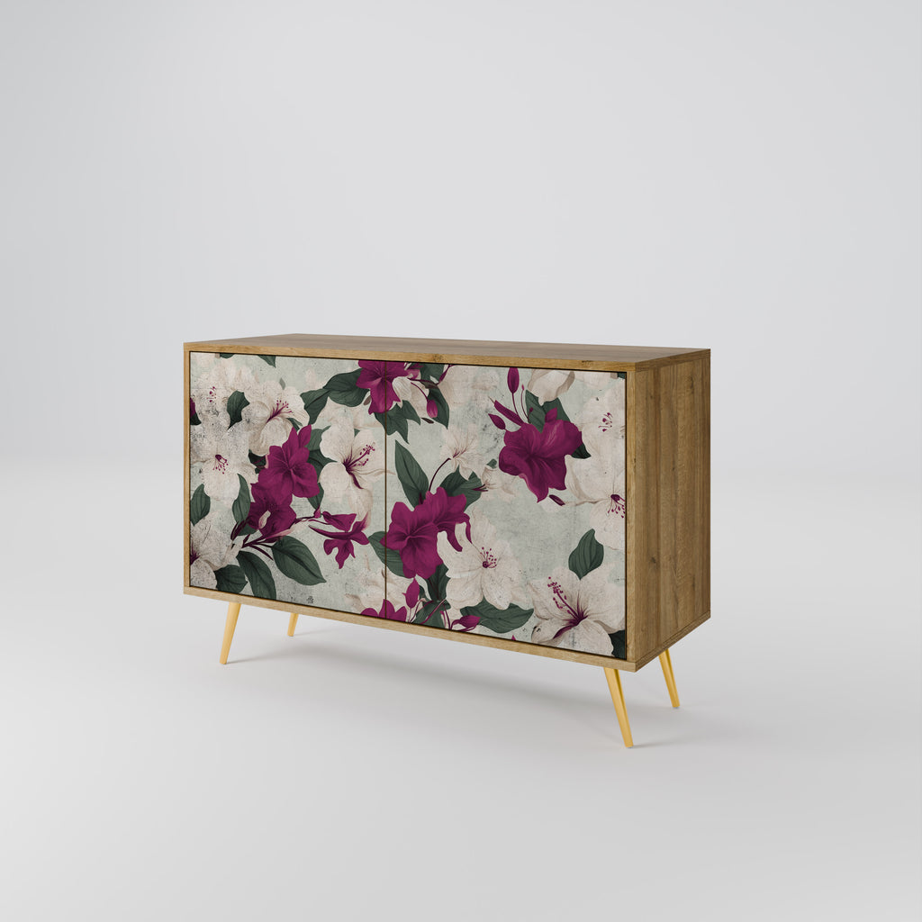 FLOWERET DREAM 2-Door Sideboard in Oak Effect