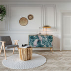 POPINJAY LOOK Aparador de 2 Puertas en Efecto Roble