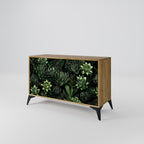 SUCCULENT JUNGLE 2-Door Sideboard in Oak Effect