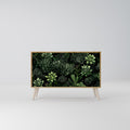 SUCCULENT JUNGLE 2-Door Sideboard in Oak Effect