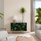 SUCCULENT JUNGLE 2-Door Sideboard in Oak Effect