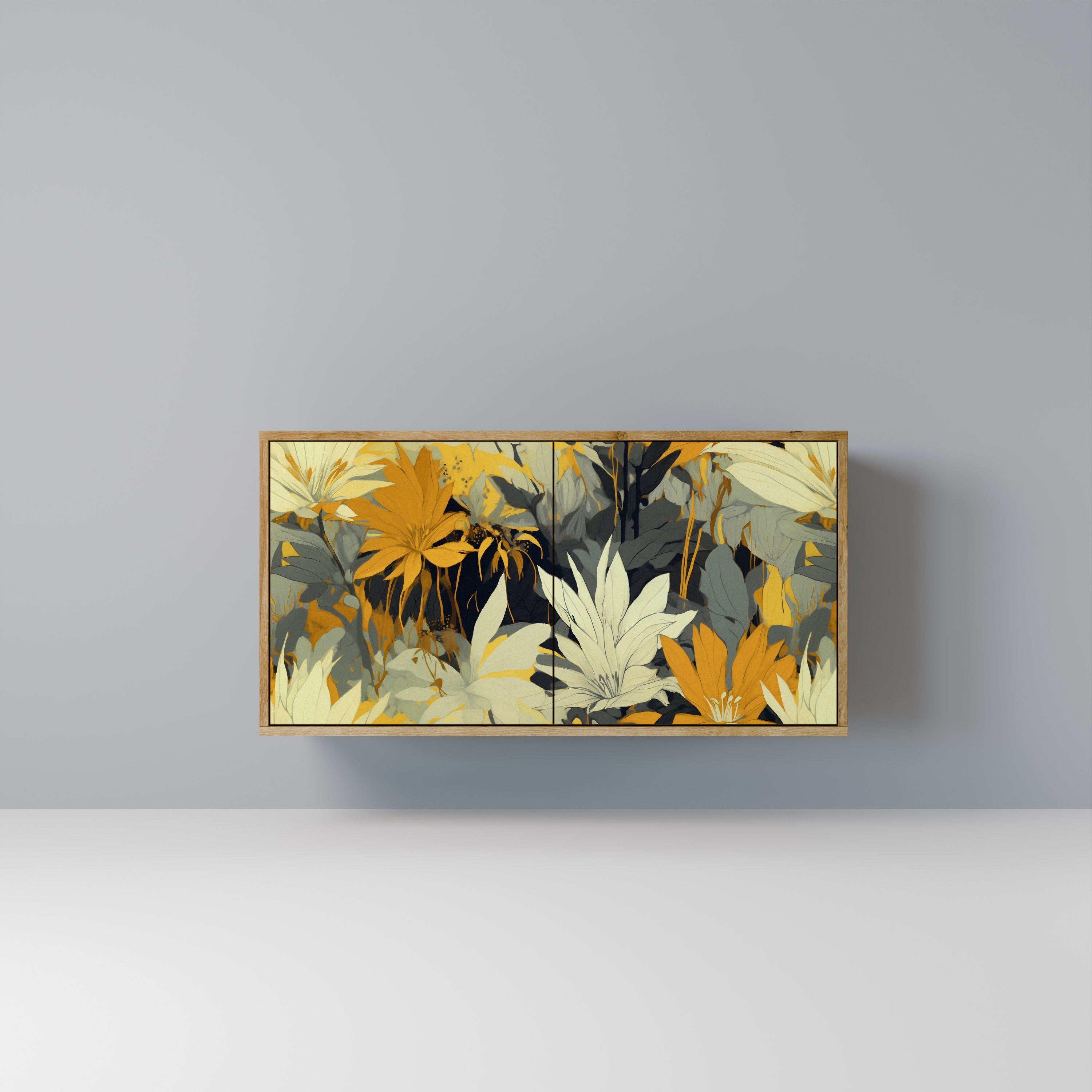 SUNKISSED LILY 2-Door Sideboard in Oak Effect