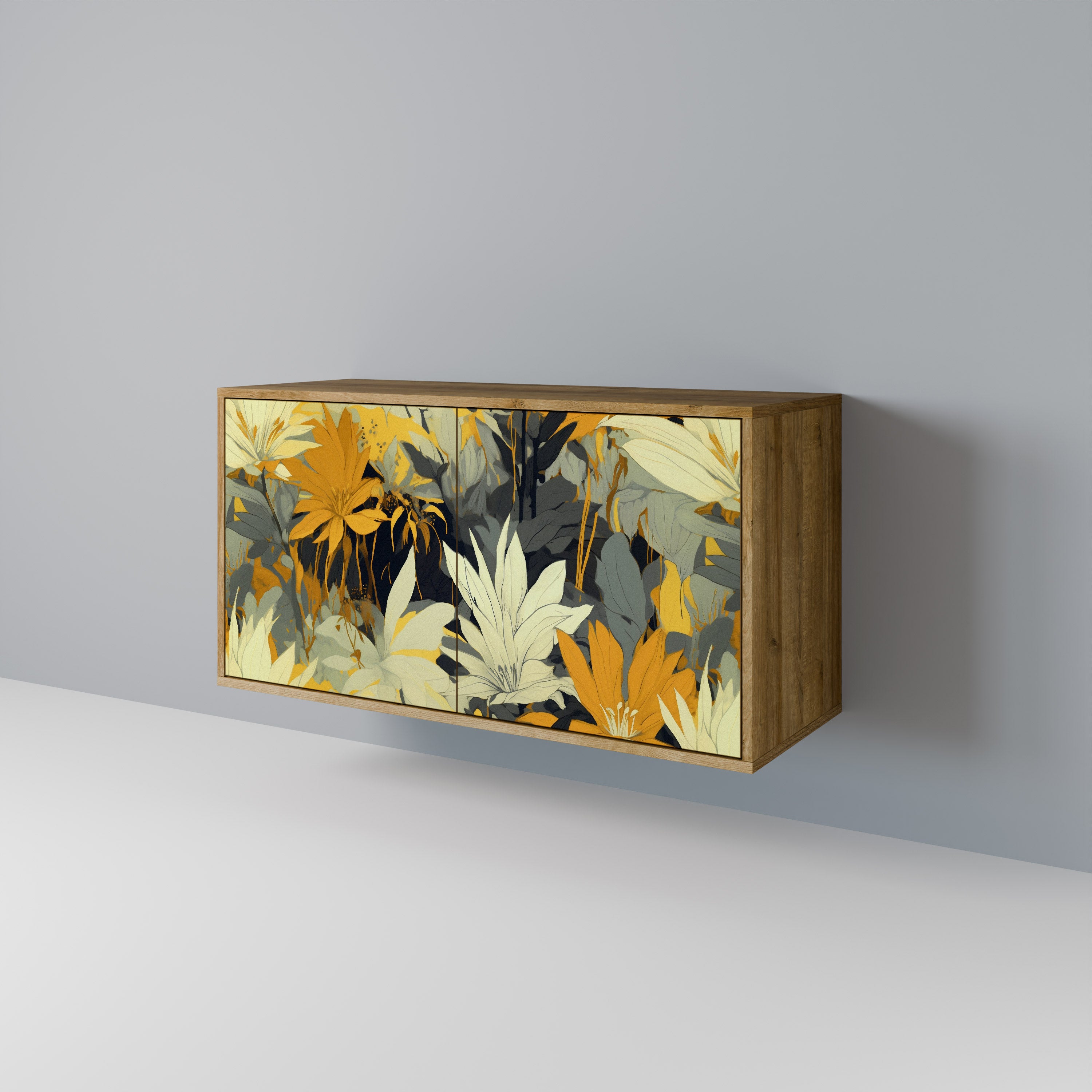 SUNKISSED LILY 2-Door Sideboard in Oak Effect