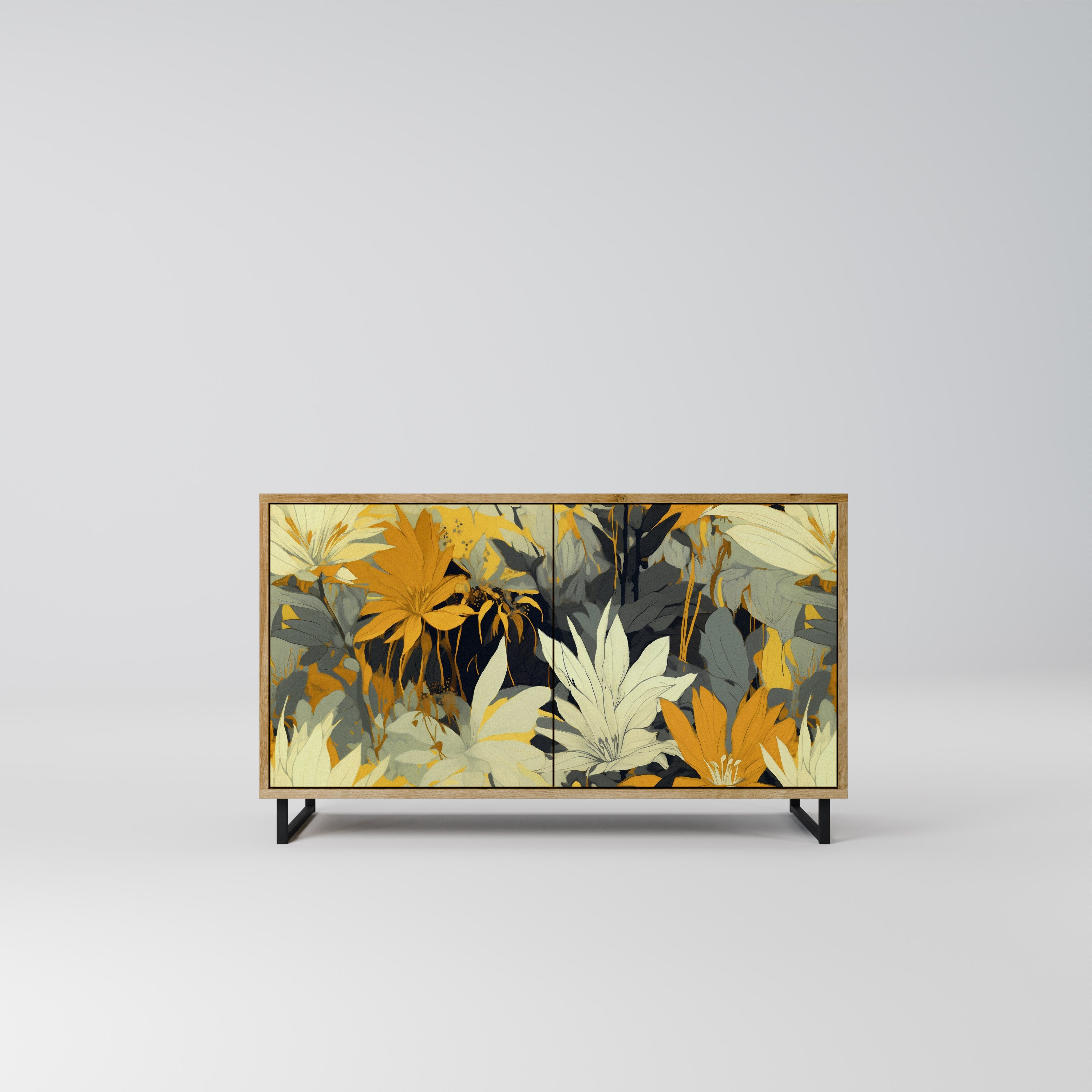 SUNKISSED LILY 2-Door Sideboard in Oak Effect