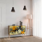 SUNKISSED LILY Aparador de 2 Puertas en Efecto Roble