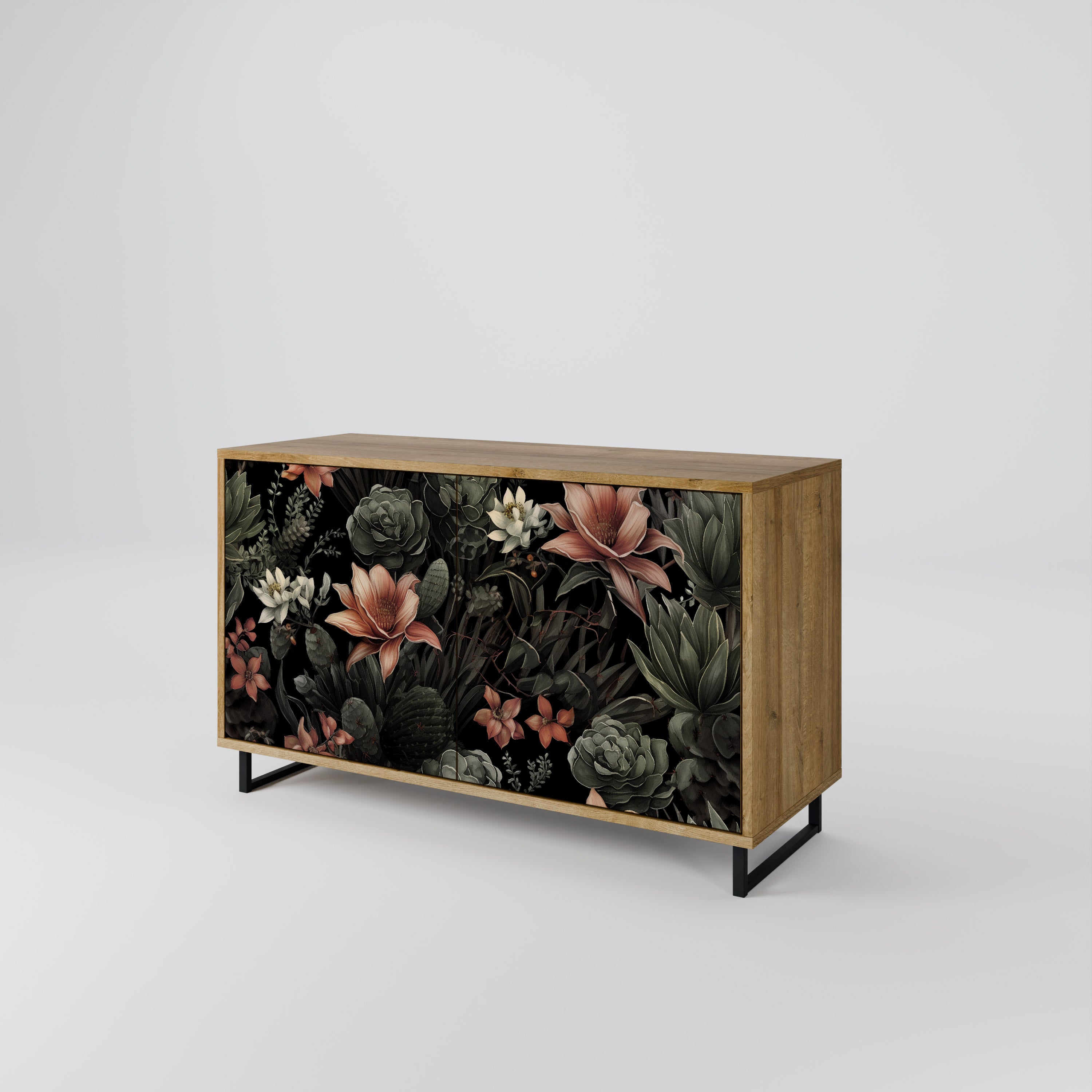 SECRET VERDURE 2-Door Sideboard in Oak Effect