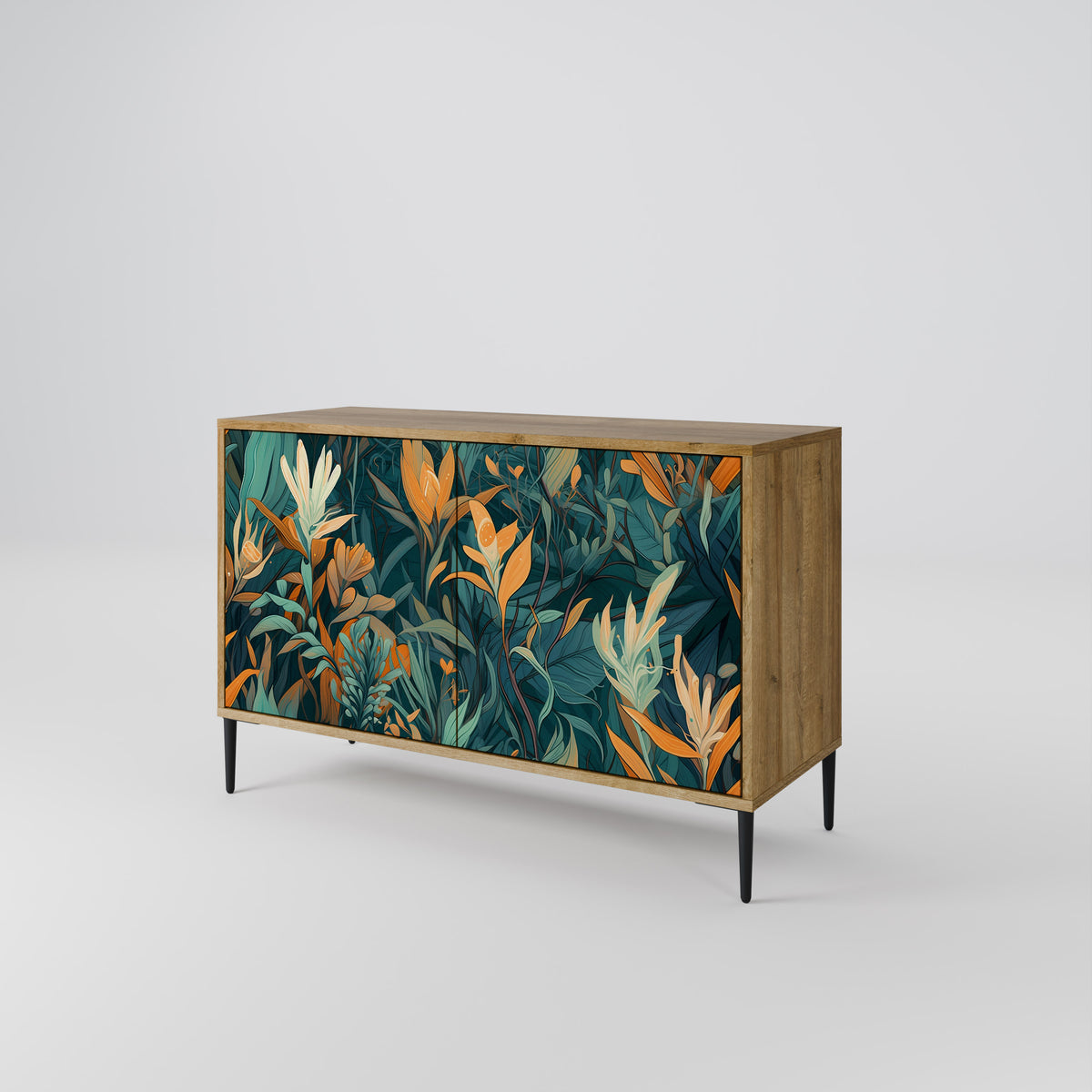 FLORAL SERENITY Aparador de 2 Puertas