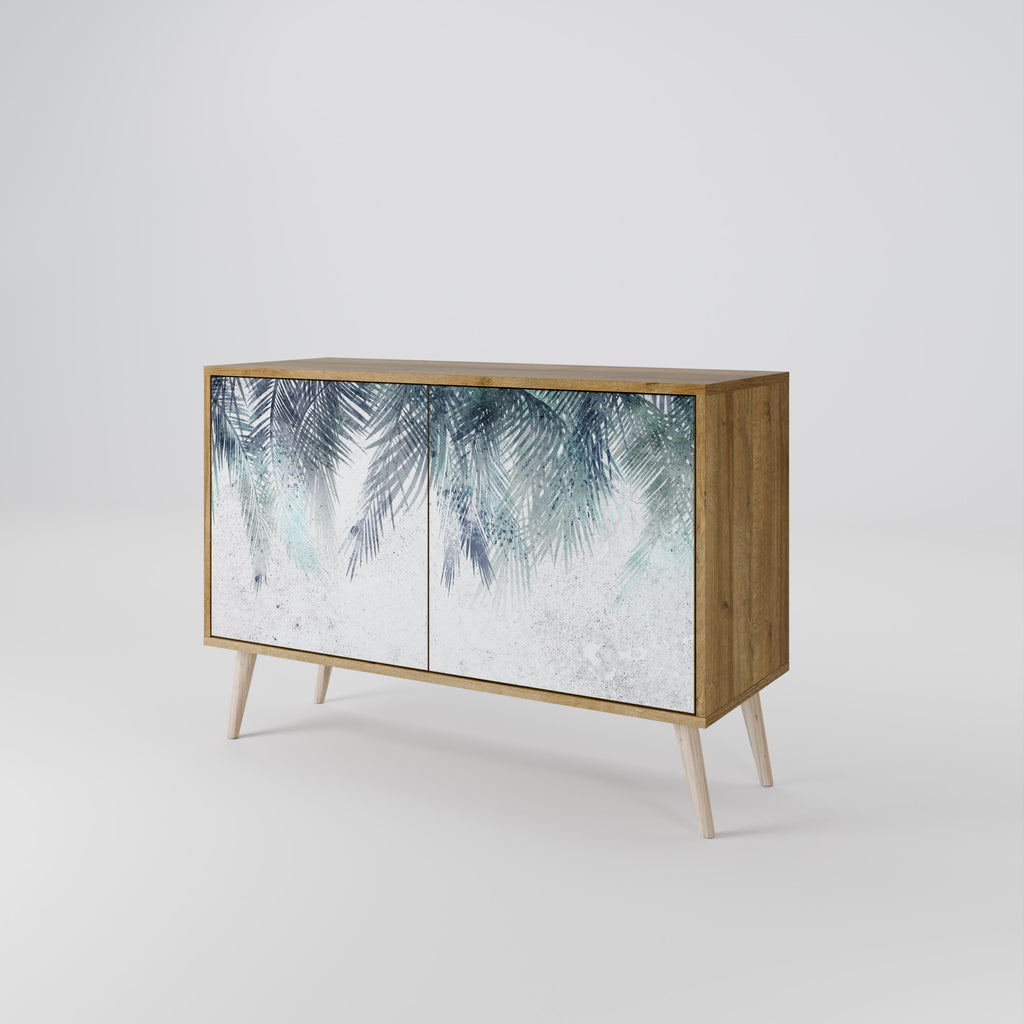 PALM VEIL 2-Door Sideboard in Oak Effect