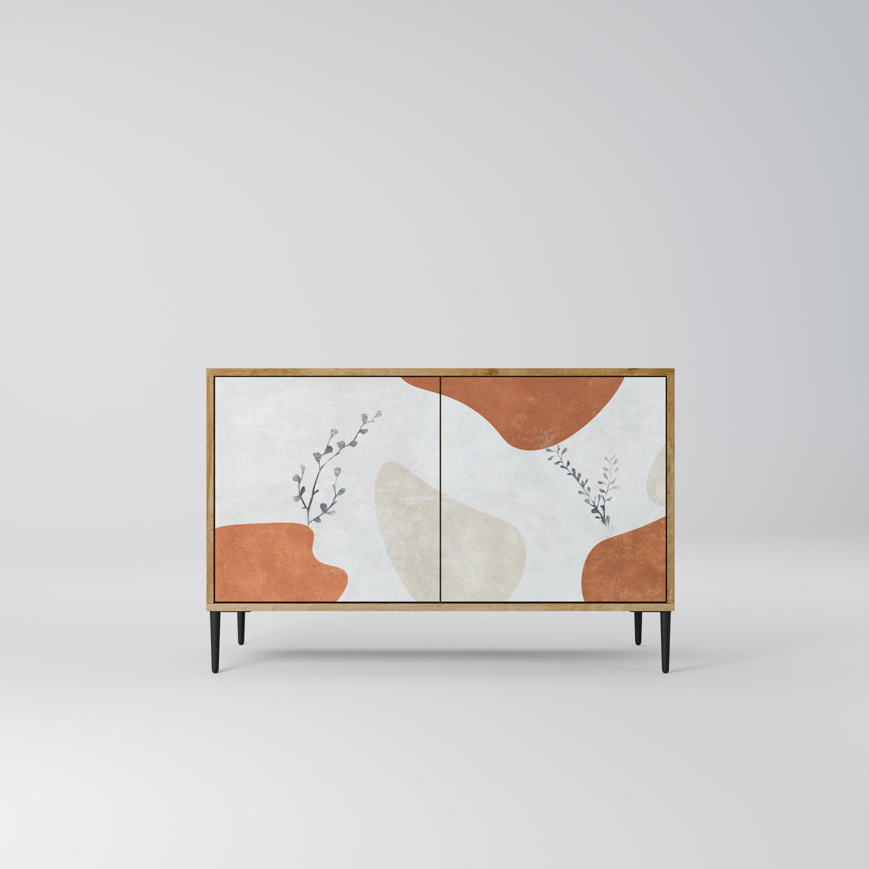 TRANQUIL TWIG 2-Door Sideboard in Oak Effect