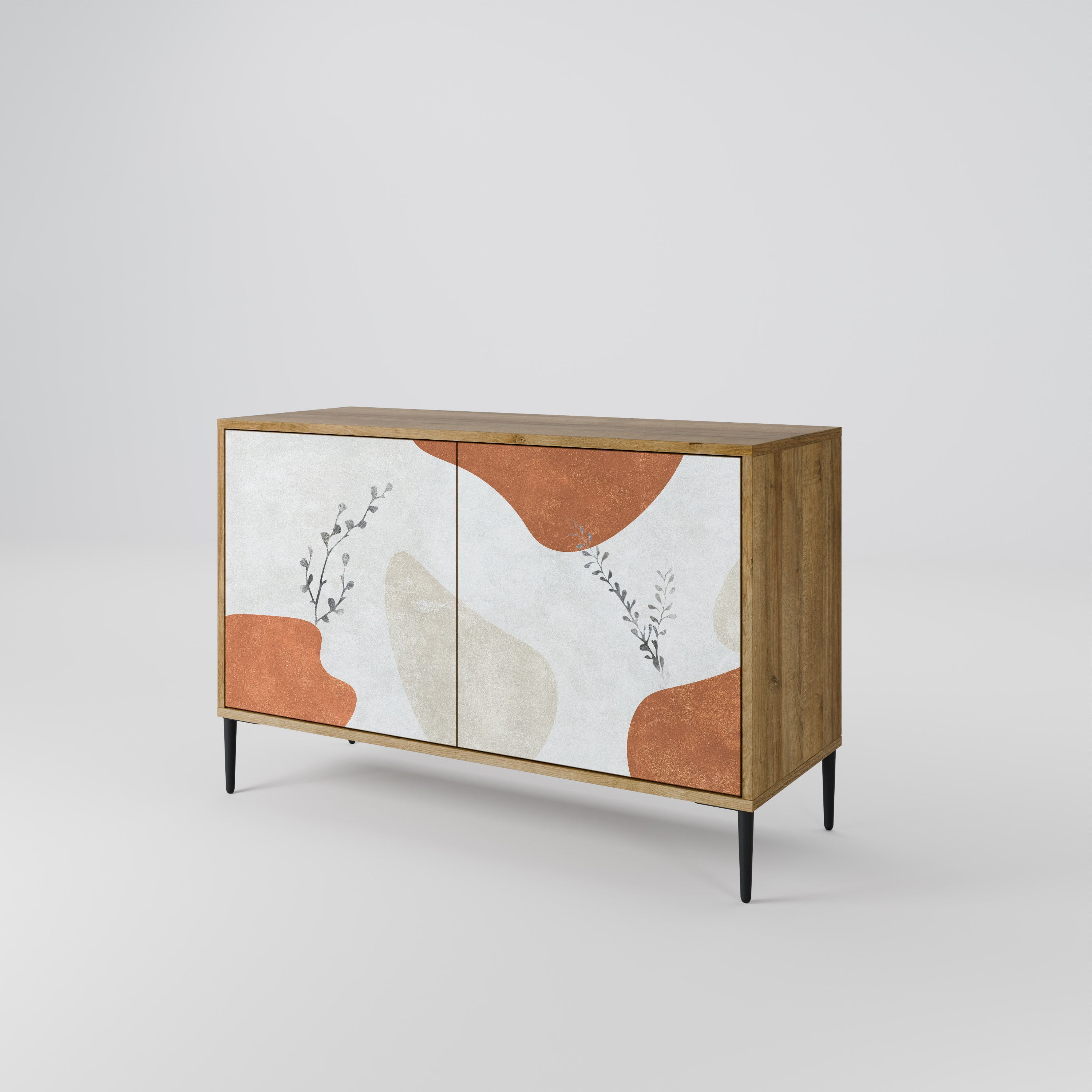 TRANQUIL TWIG 2-Door Sideboard in Oak Effect