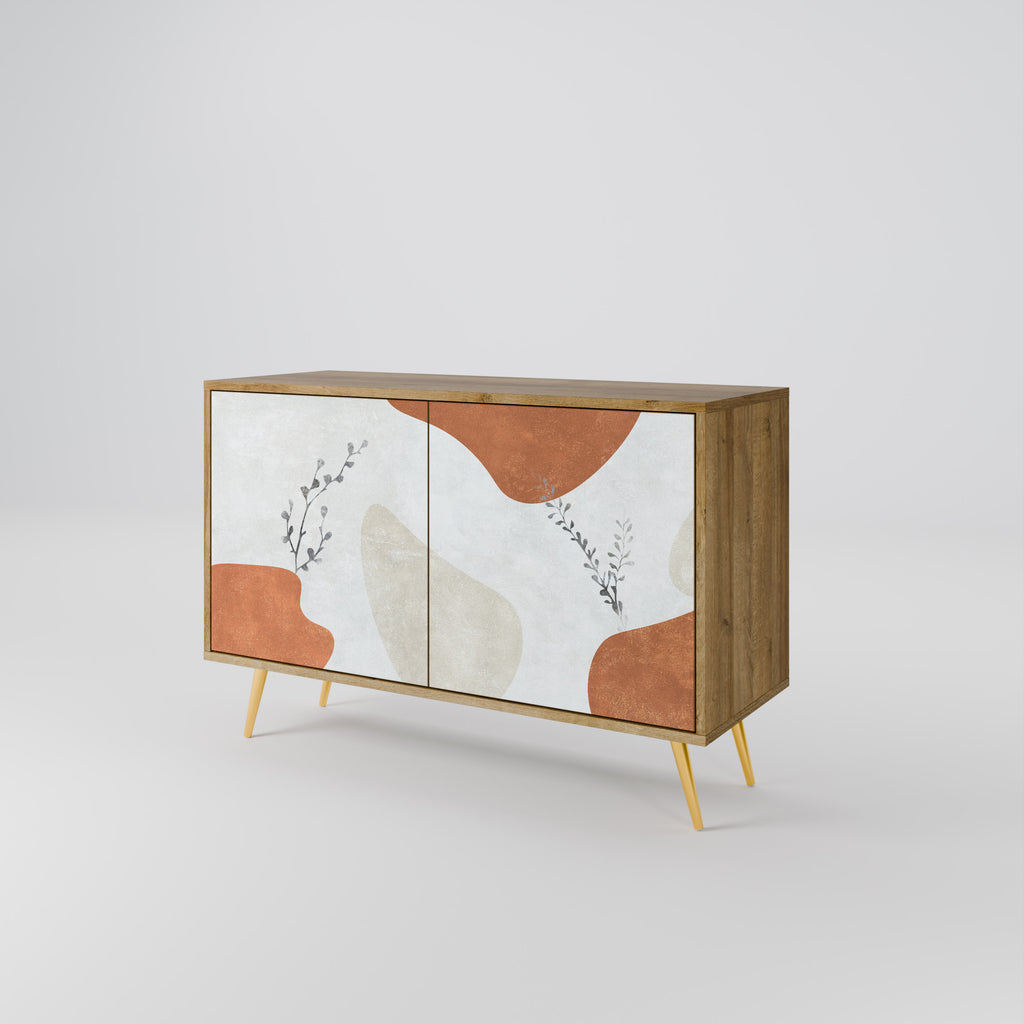TRANQUIL TWIG 2-Door Sideboard in Oak Effect