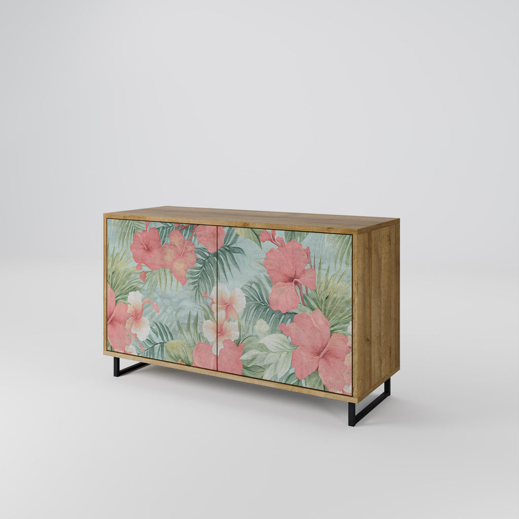 HAWAIIAN SPIRIT 2-Door Sideboard in Oak Effect