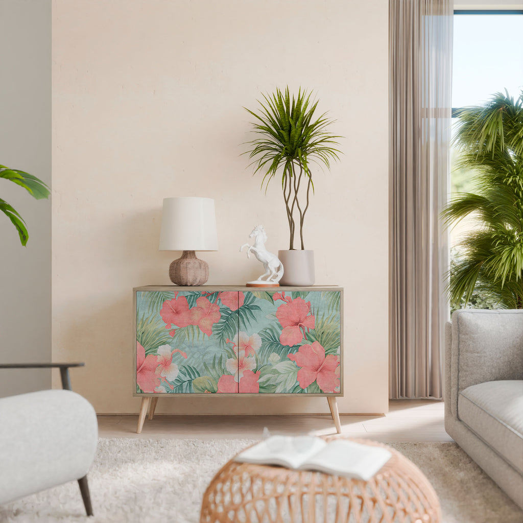 HAWAIIAN SPIRIT 2-Door Sideboard in Oak Effect