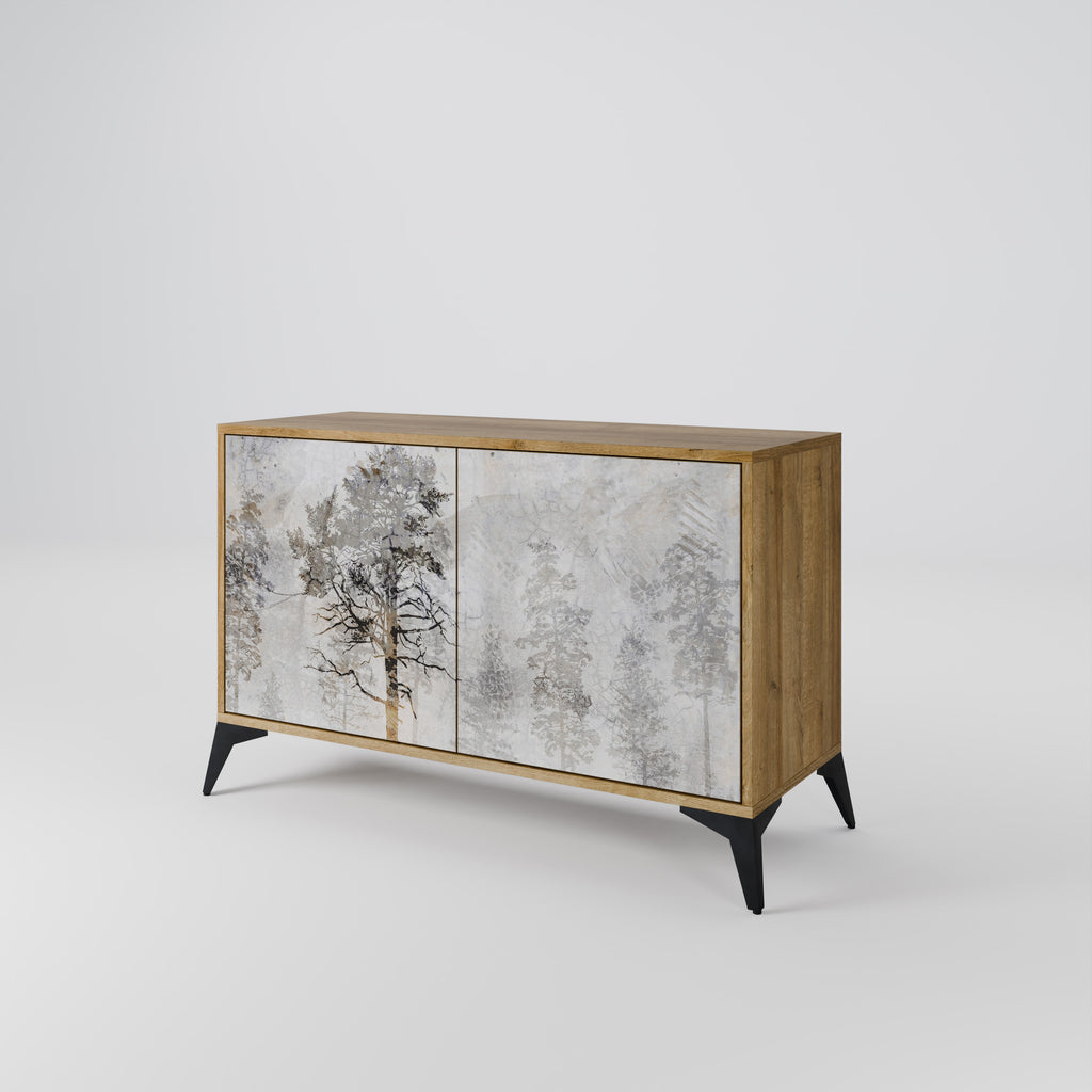FADE IN THE TREES 2-Door Sideboard in Oak Effect