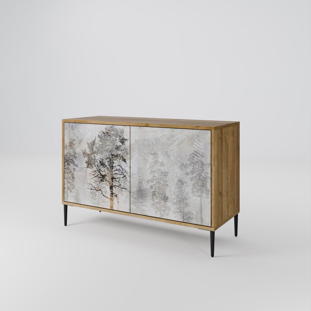 FADE IN THE TREES 2-Door Sideboard in Oak Effect