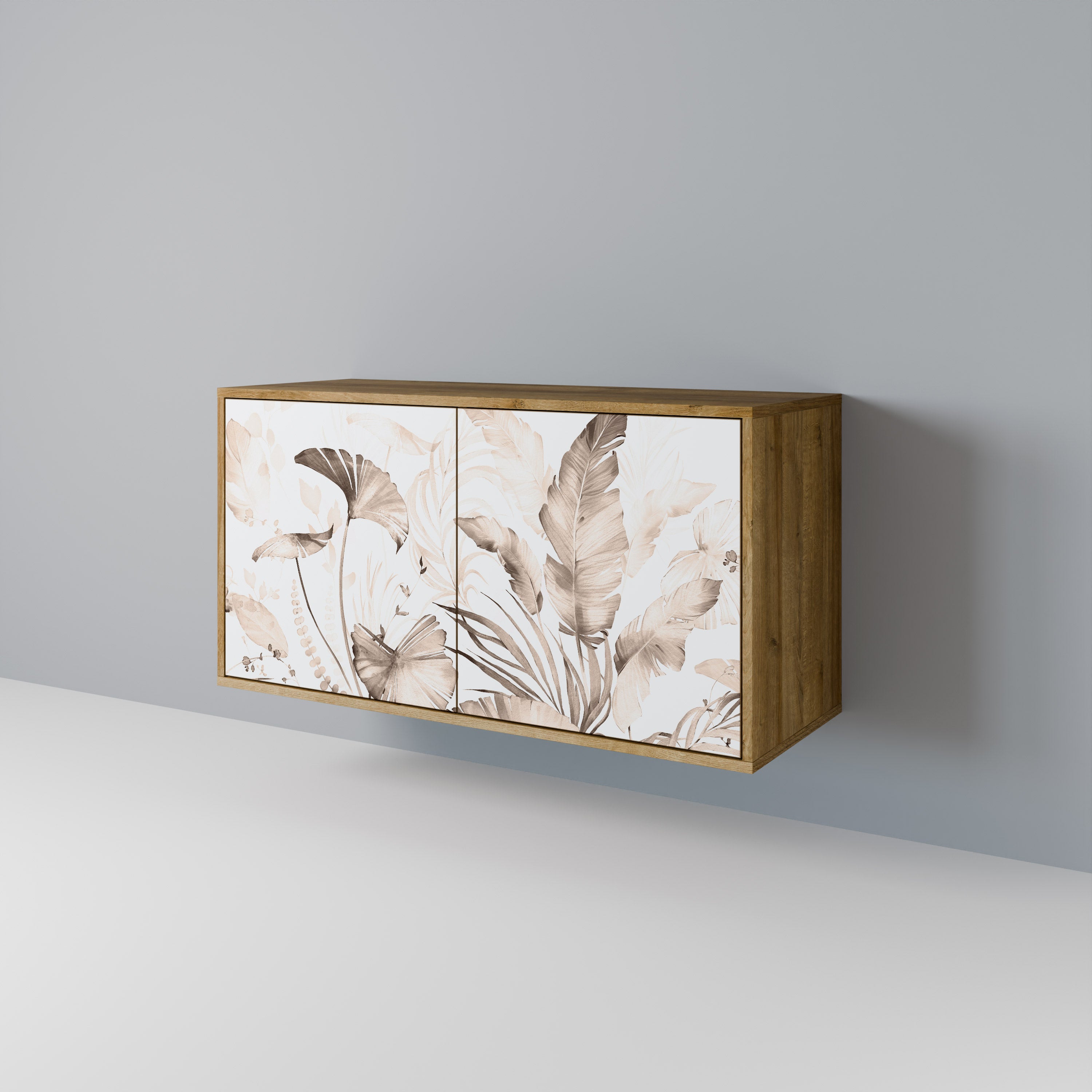 WILD TENDERNESS 2-Door Sideboard in Oak Effect