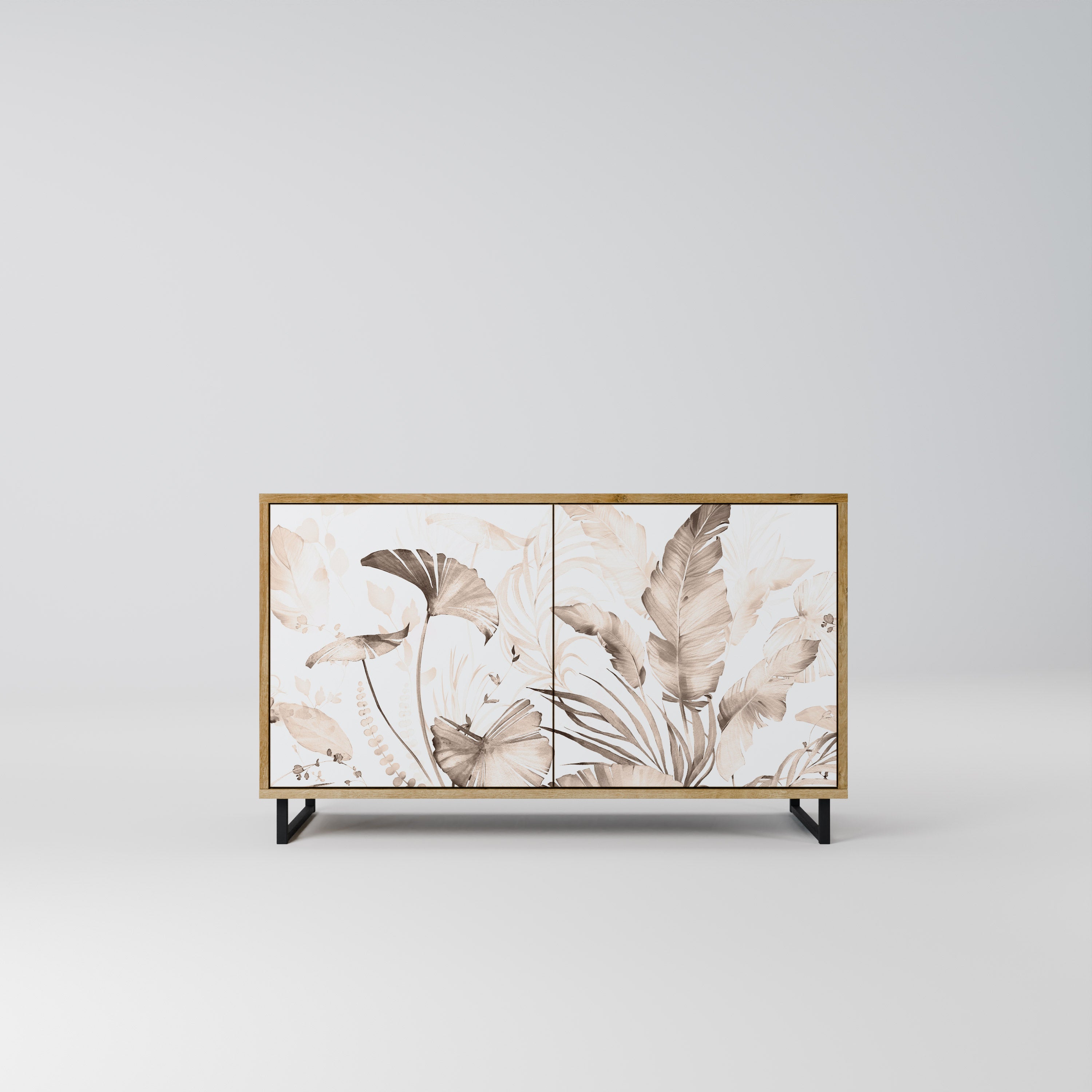 WILD TENDERNESS 2-Door Sideboard in Oak Effect