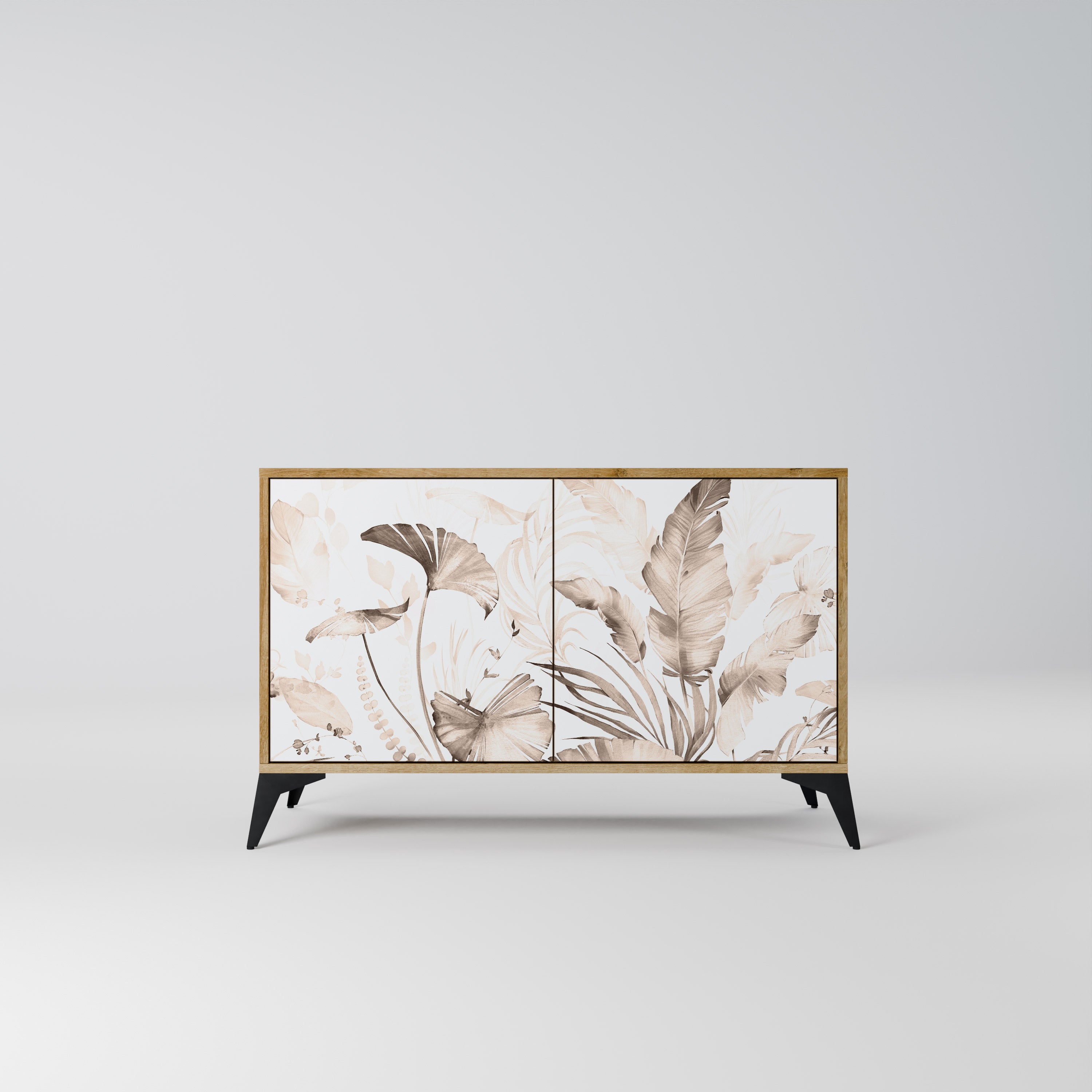 WILD TENDERNESS 2-Door Sideboard in Oak Effect