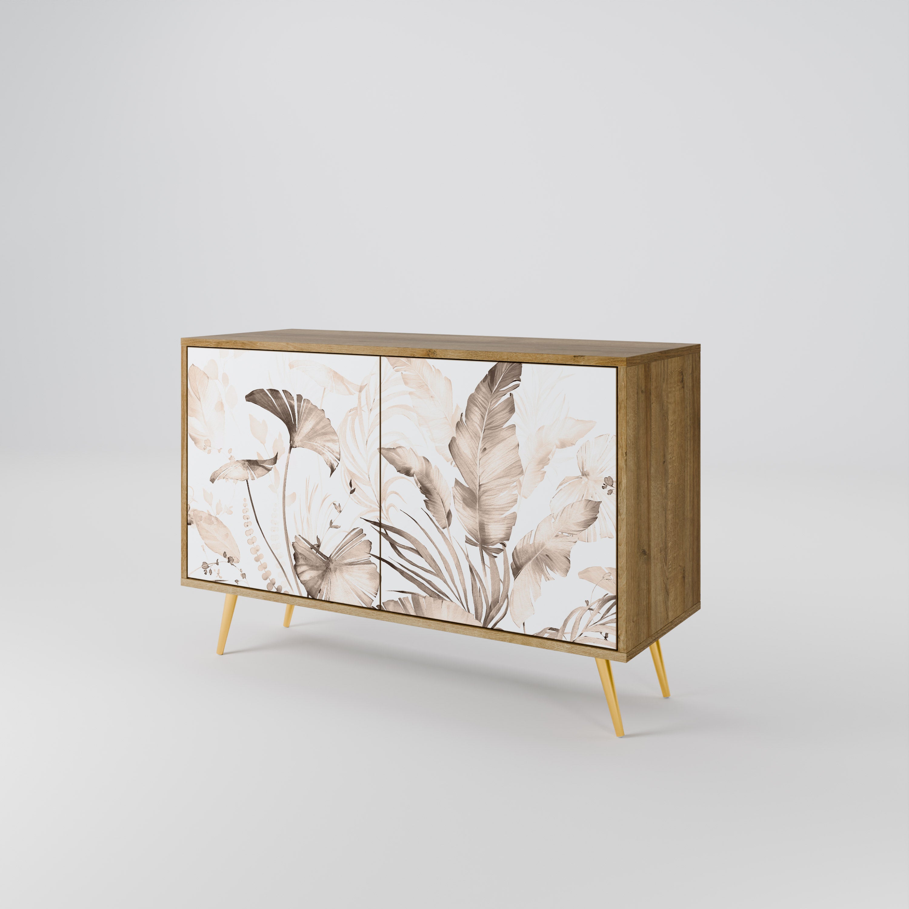 WILD TENDERNESS 2-Door Sideboard in Oak Effect