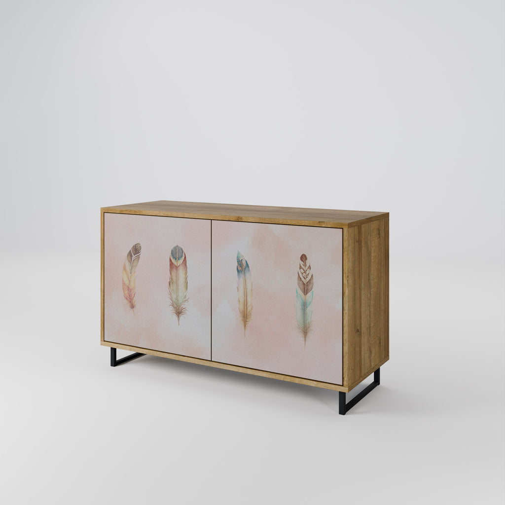 THE DELIQUESCE 2-Door Sideboard in Oak Effect