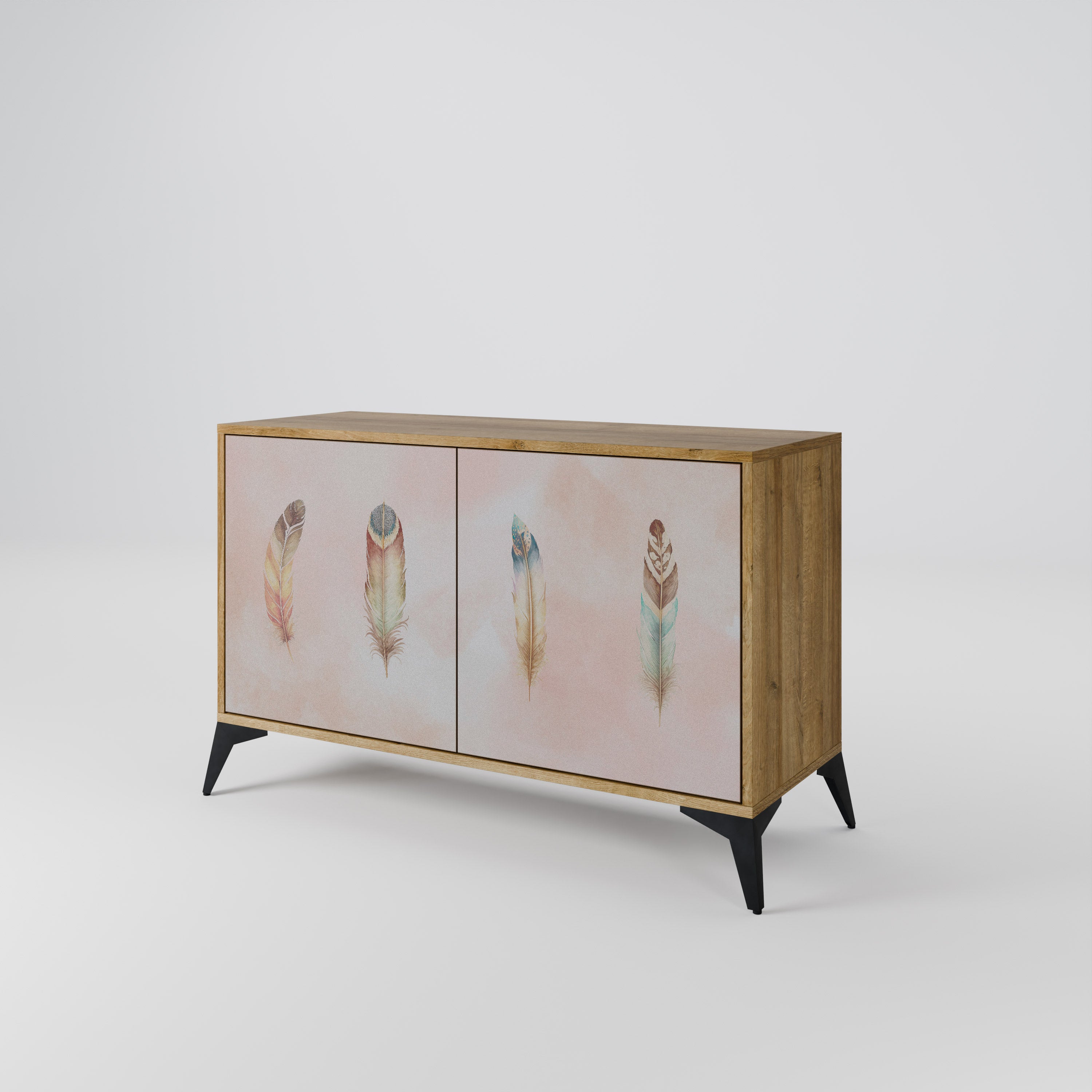 THE DELIQUESCE 2-Door Sideboard in Oak Effect
