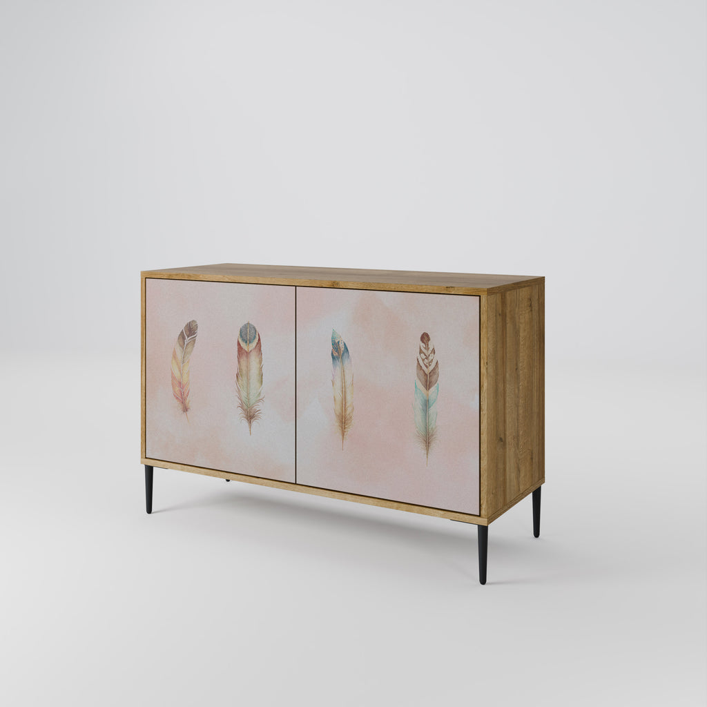 THE DELIQUESCE 2-Door Sideboard in Oak Effect
