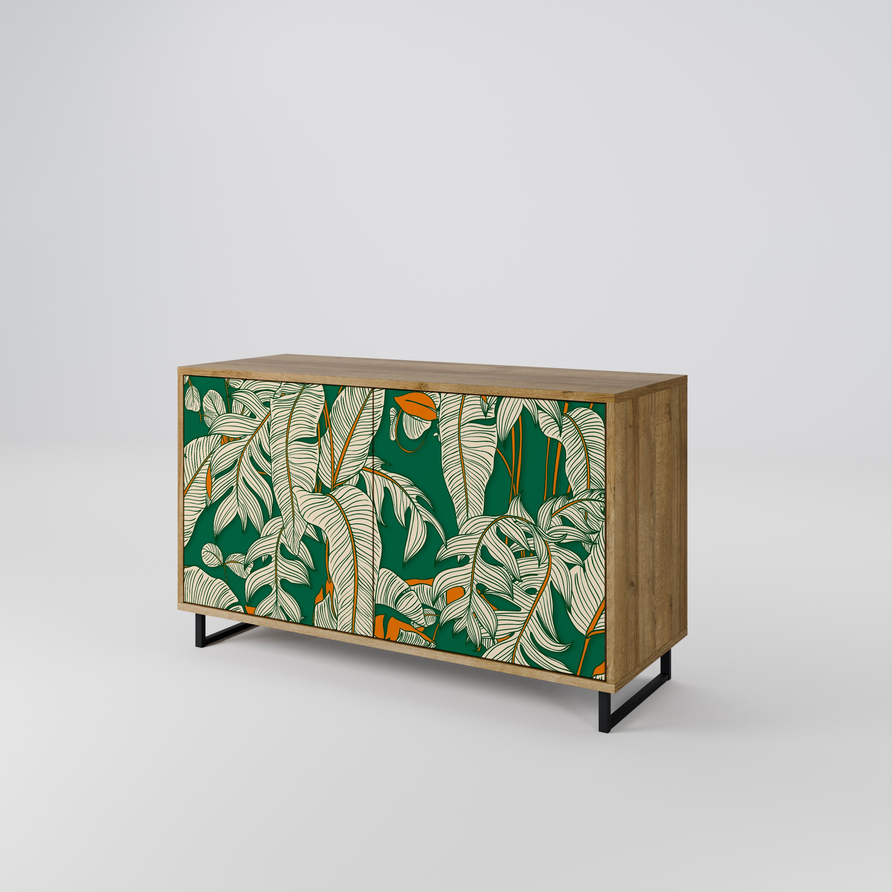 VERDANT PLEASURES 2-Door Sideboard in Oak Effect